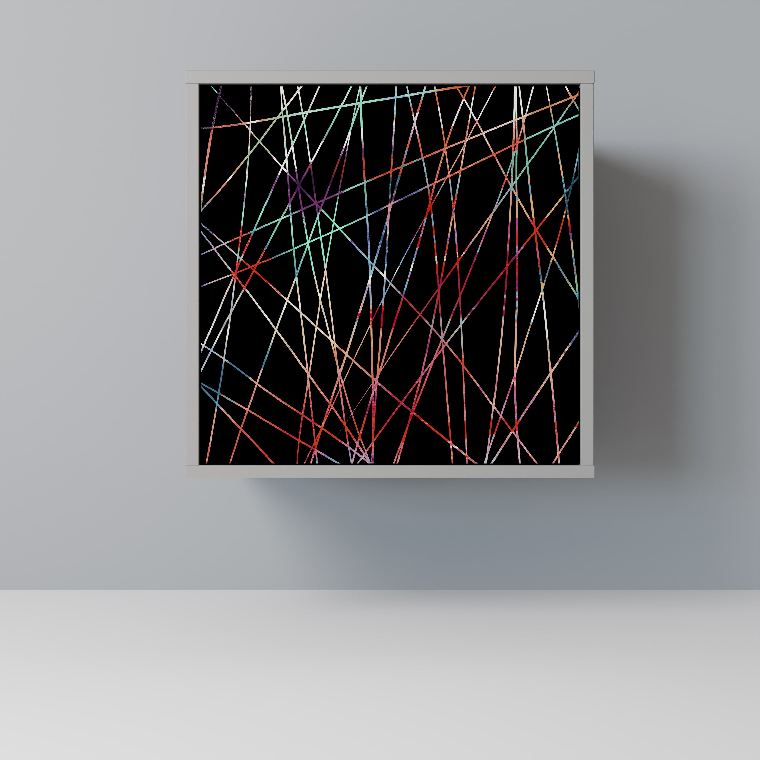 LUMINOUS SNARE Komoda 1-drzwiowa korpus Szary