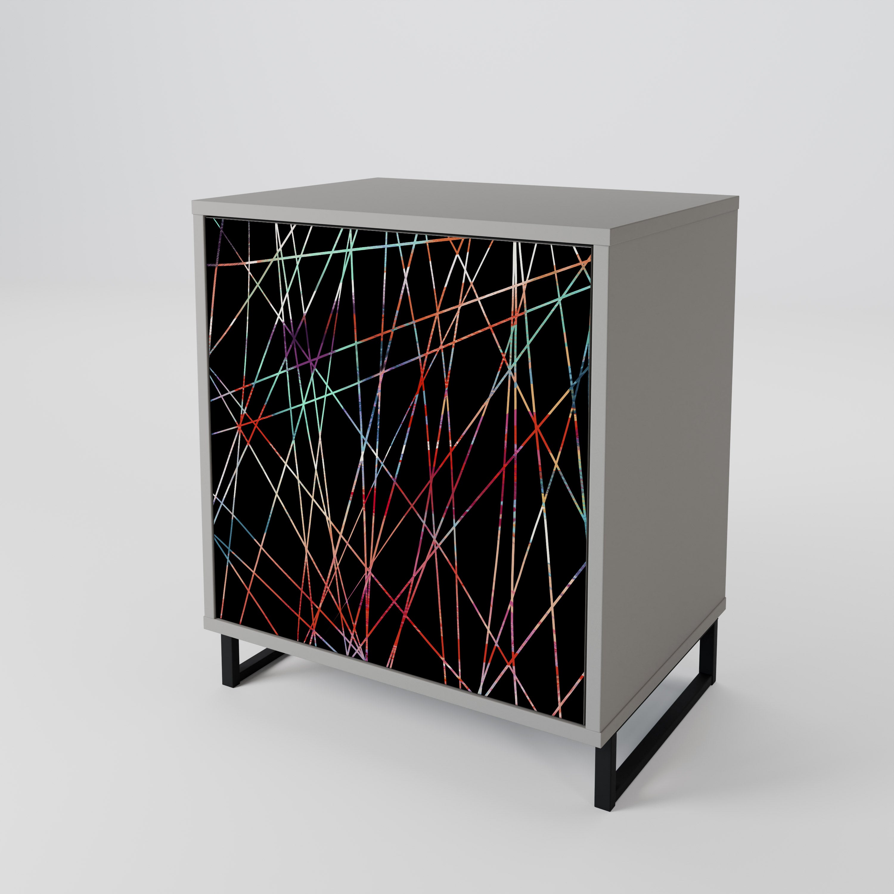 LUMINOUS SNARE Komoda 1-drzwiowa korpus Szary