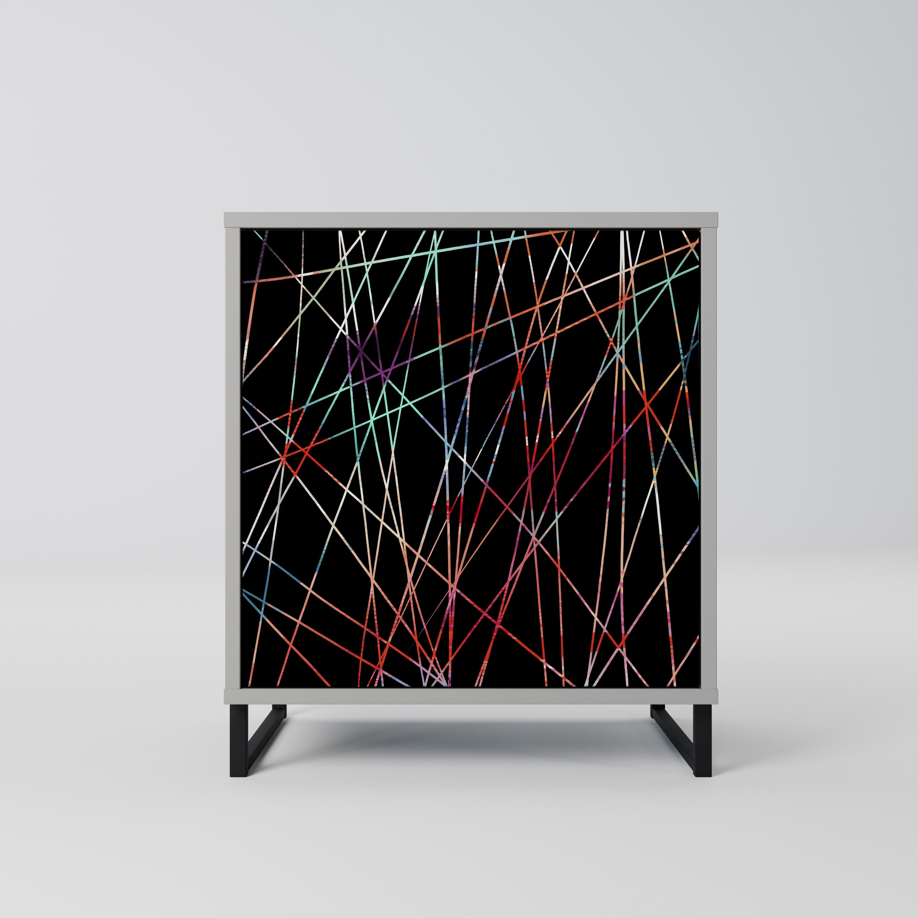 LUMINOUS SNARE Komoda 1-drzwiowa korpus Szary