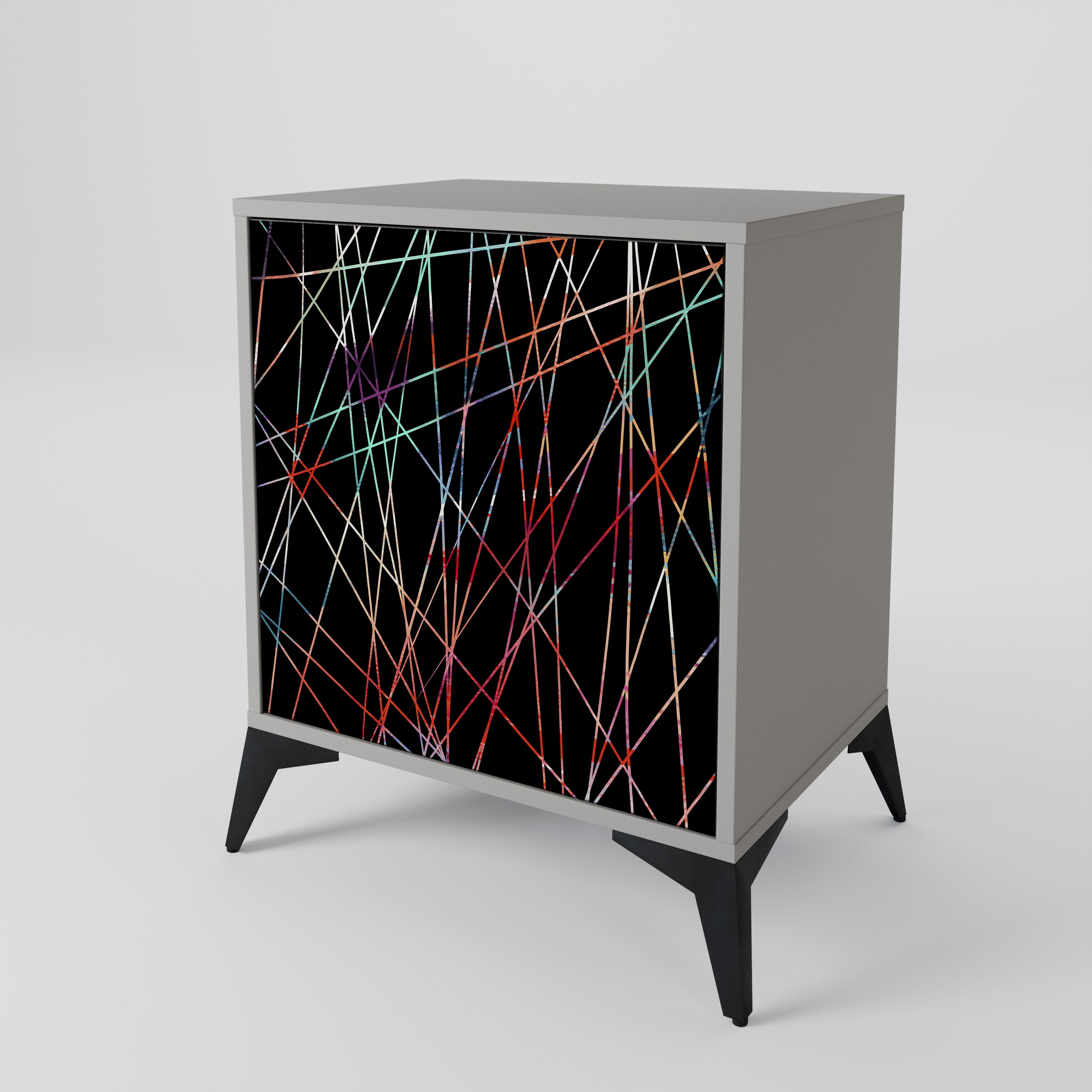 LUMINOUS SNARE Komoda 1-drzwiowa korpus Szary