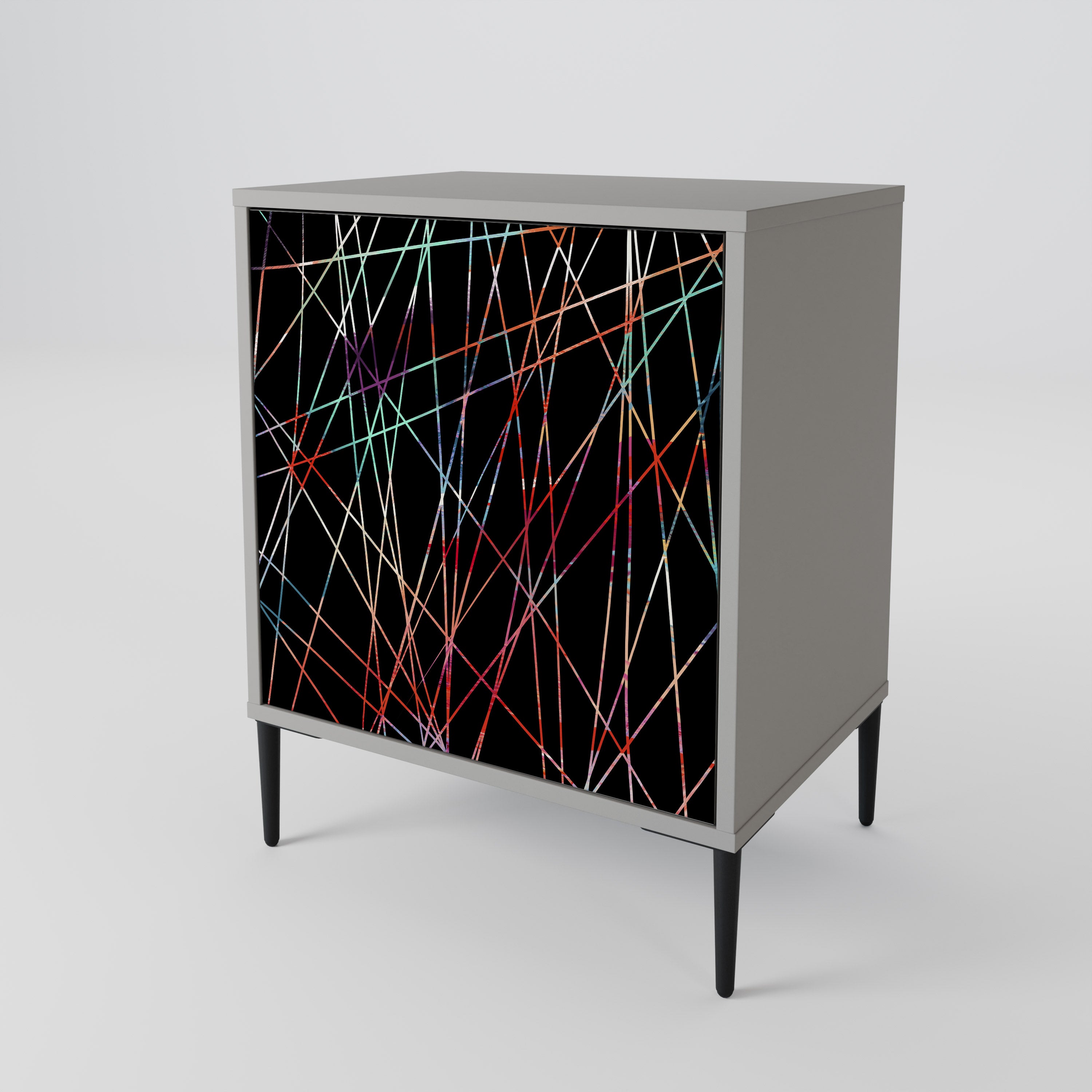 LUMINOUS SNARE Komoda 1-drzwiowa korpus Szary