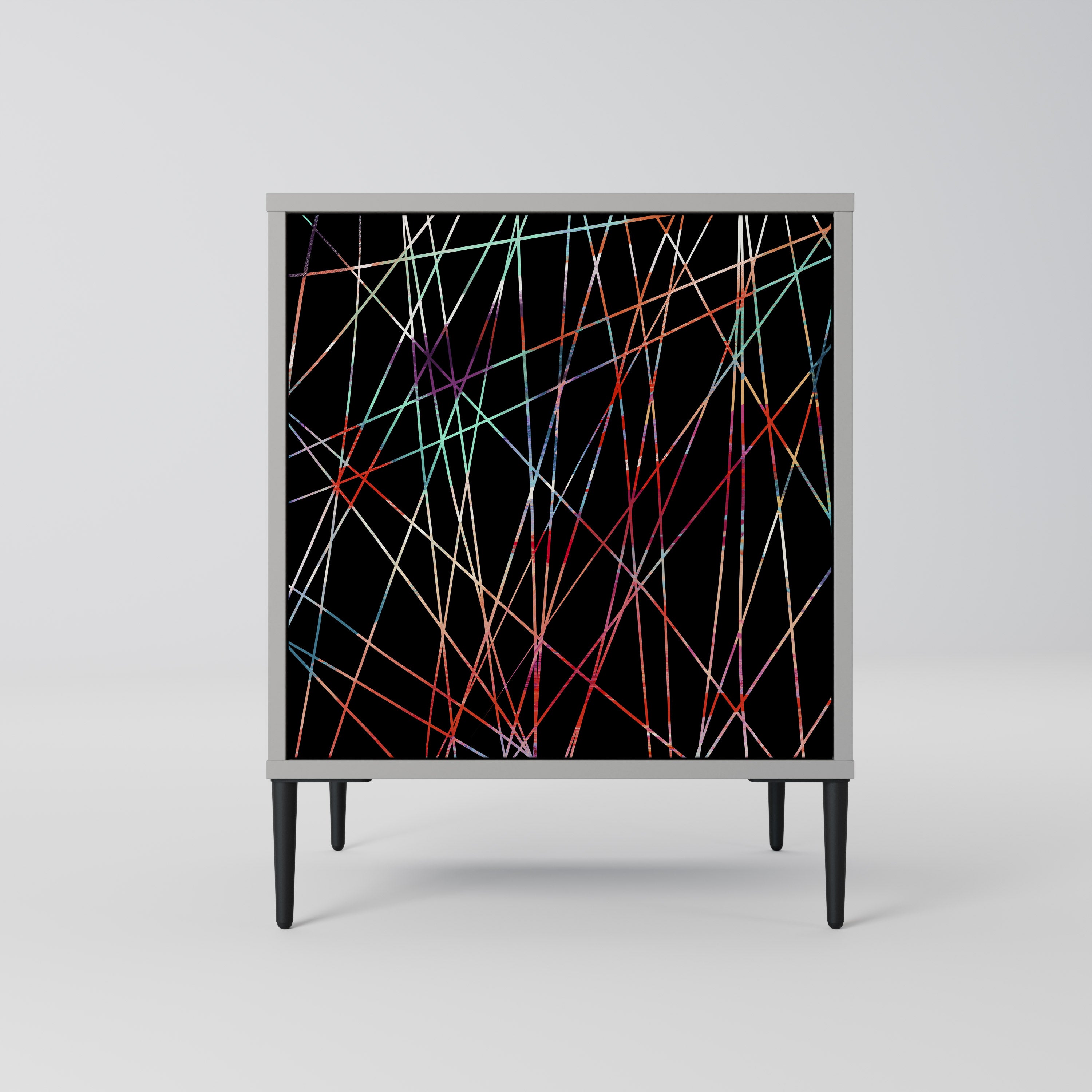 LUMINOUS SNARE Komoda 1-drzwiowa korpus Szary