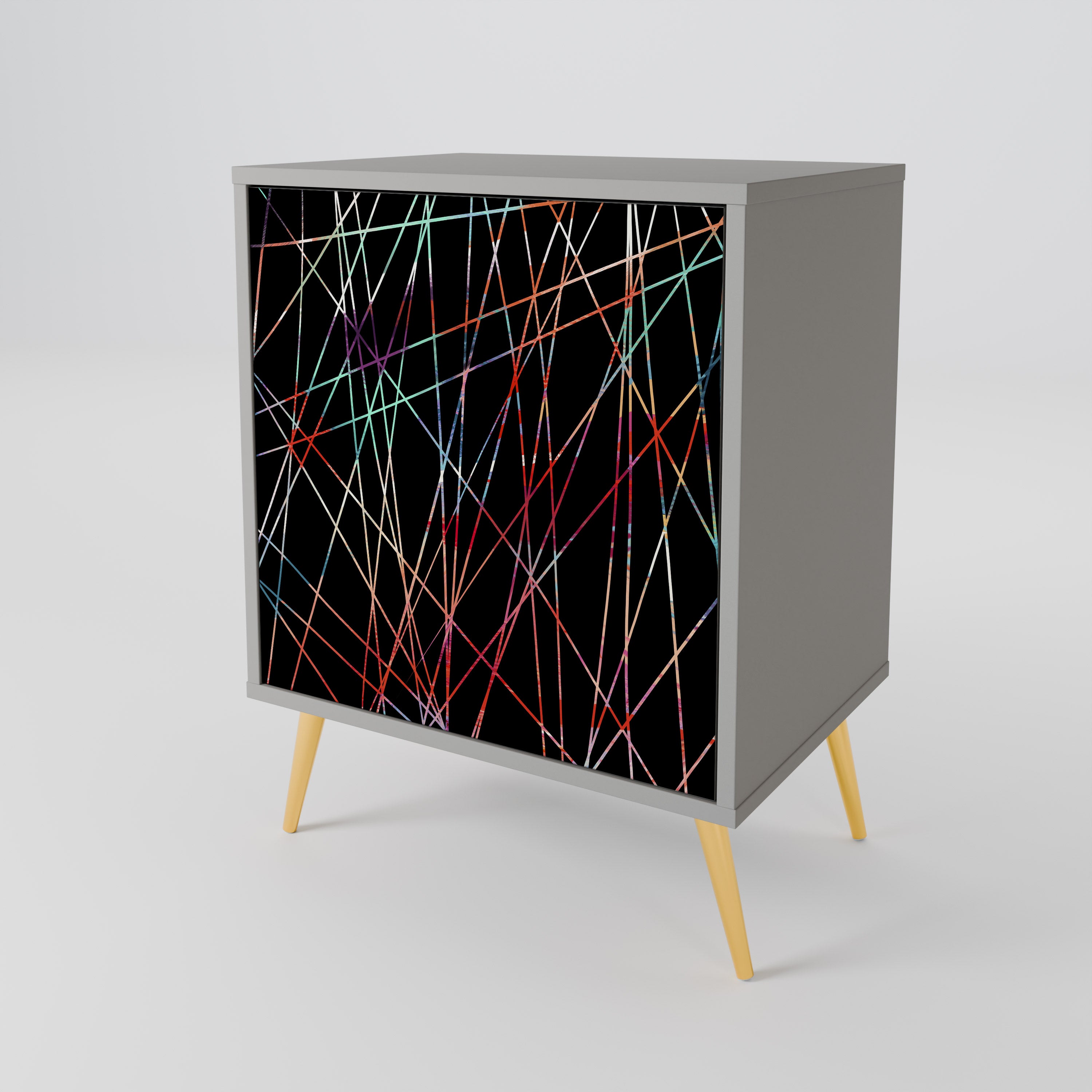 LUMINOUS SNARE Komoda 1-drzwiowa korpus Szary