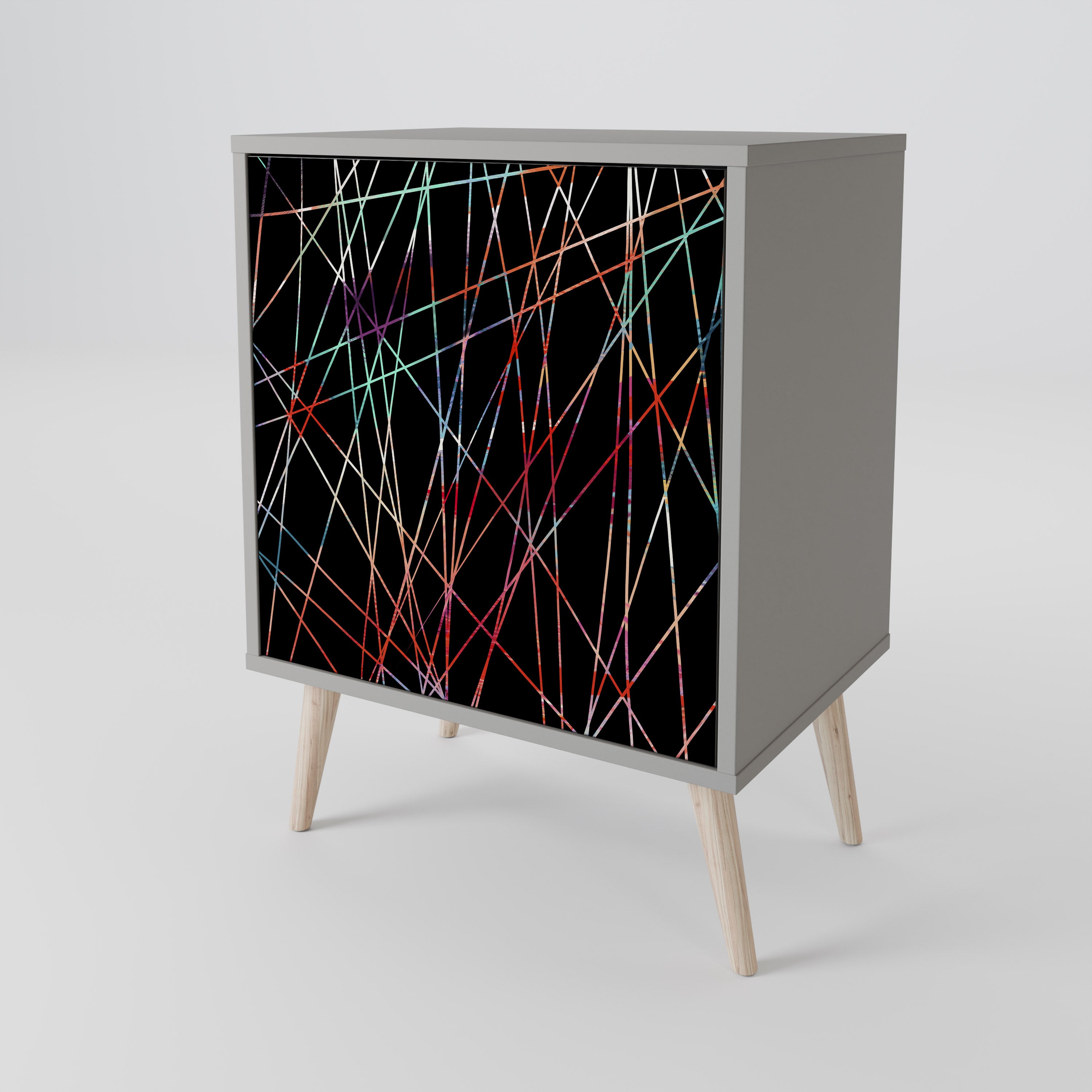 LUMINOUS SNARE Komoda 1-drzwiowa korpus Szary