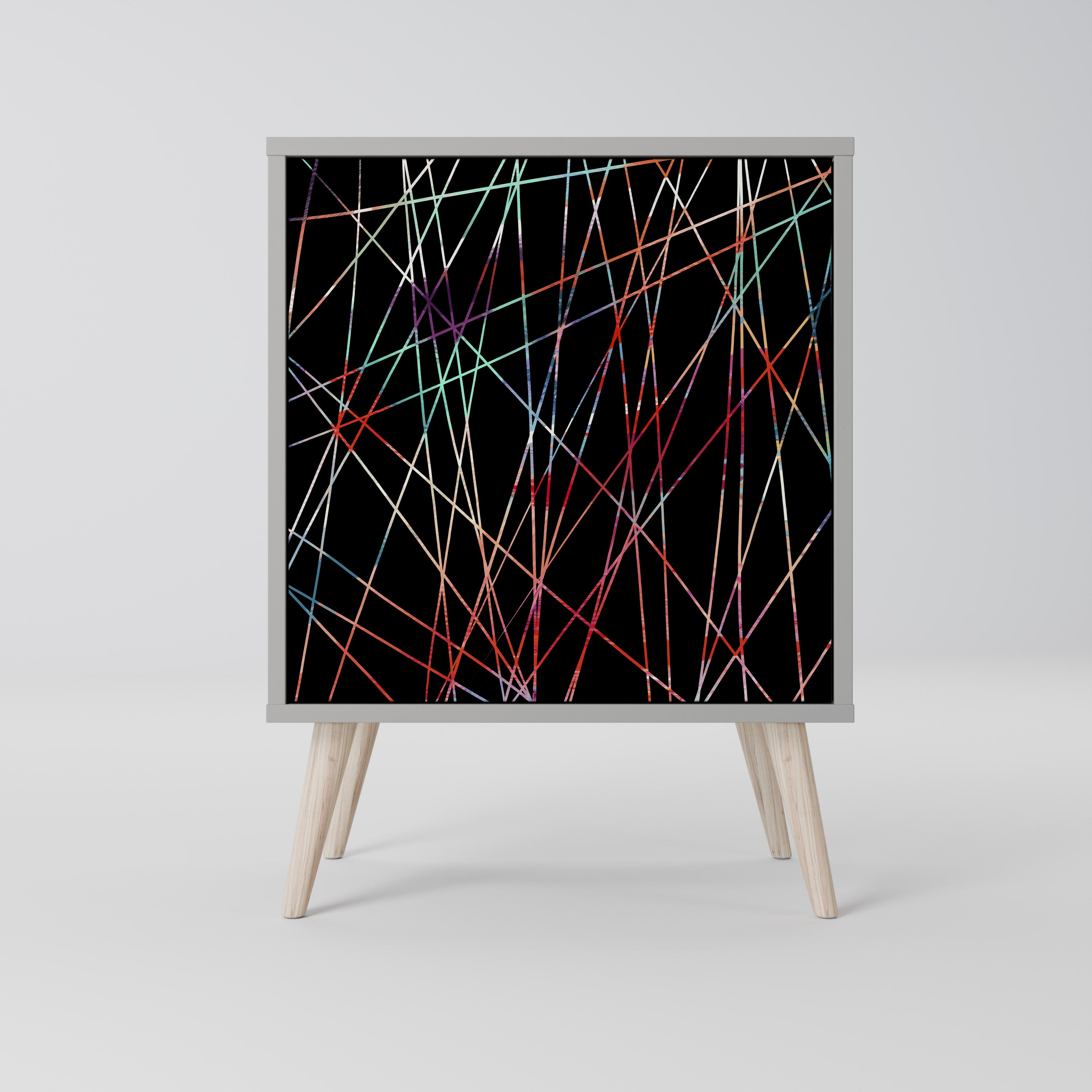 LUMINOUS SNARE Komoda 1-drzwiowa korpus Szary