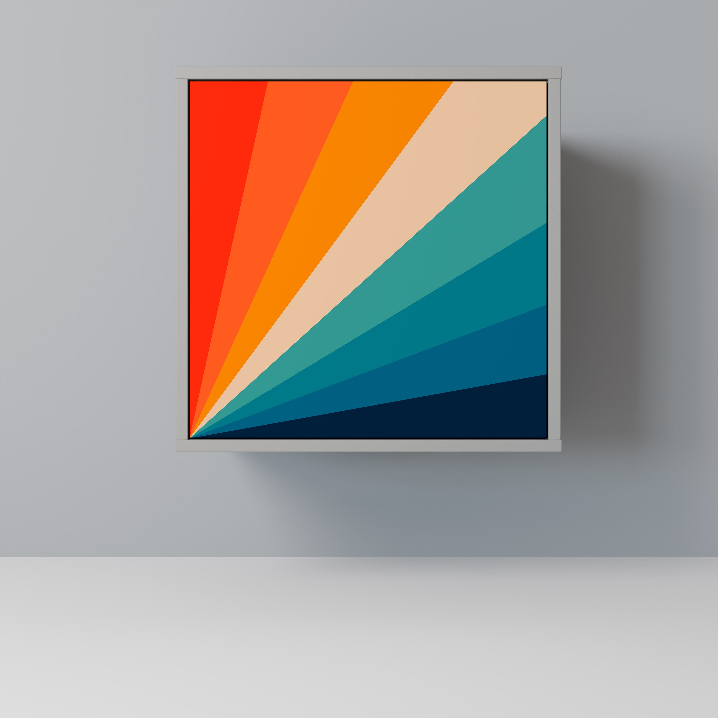 PRISM CONCUSSION Komoda 1-drzwiowa korpus Szary