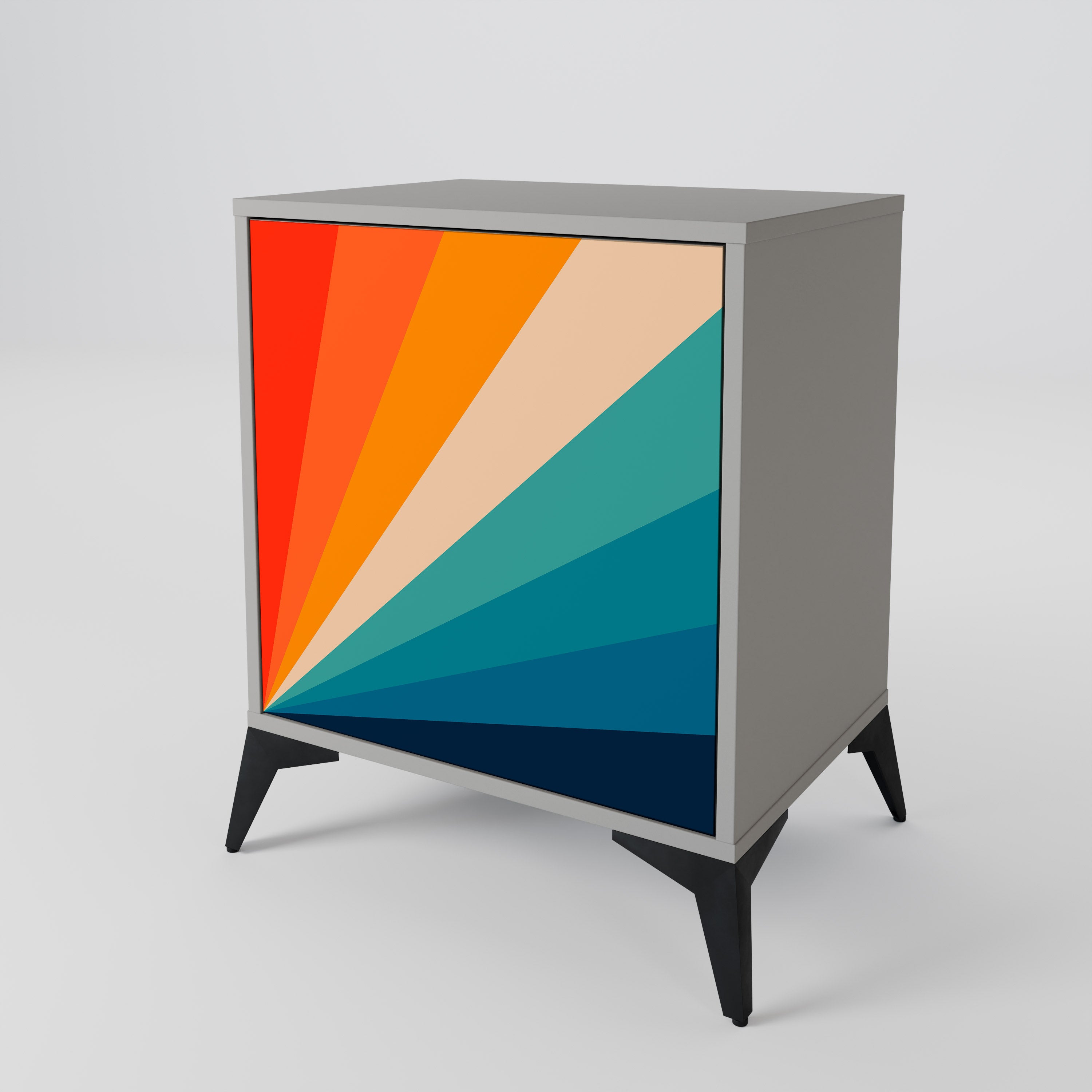 PRISM CONCUSSION Komoda 1-drzwiowa korpus Szary