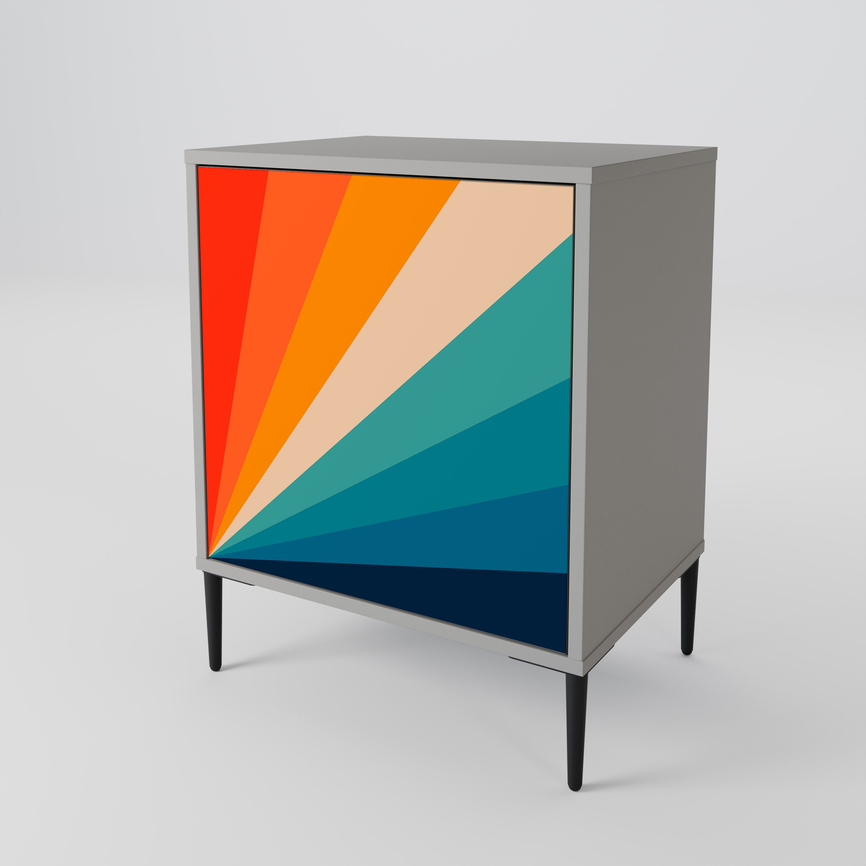 PRISM CONCUSSION Komoda 1-drzwiowa korpus Szary
