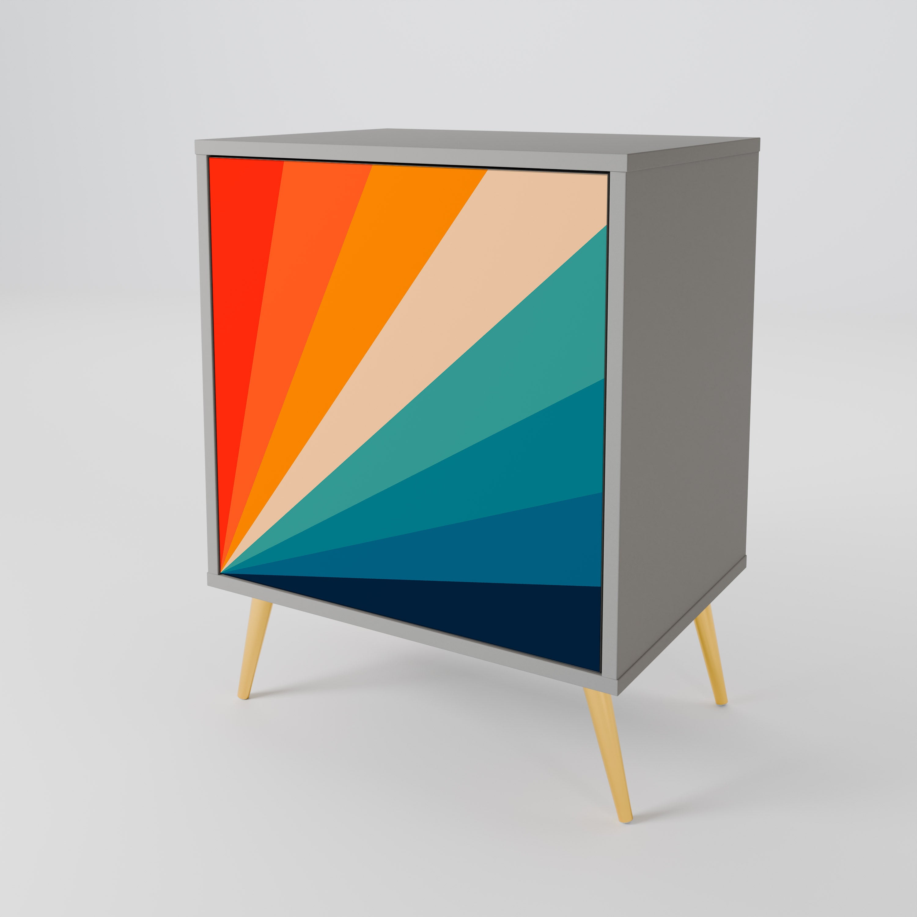 PRISM CONCUSSION Komoda 1-drzwiowa korpus Szary