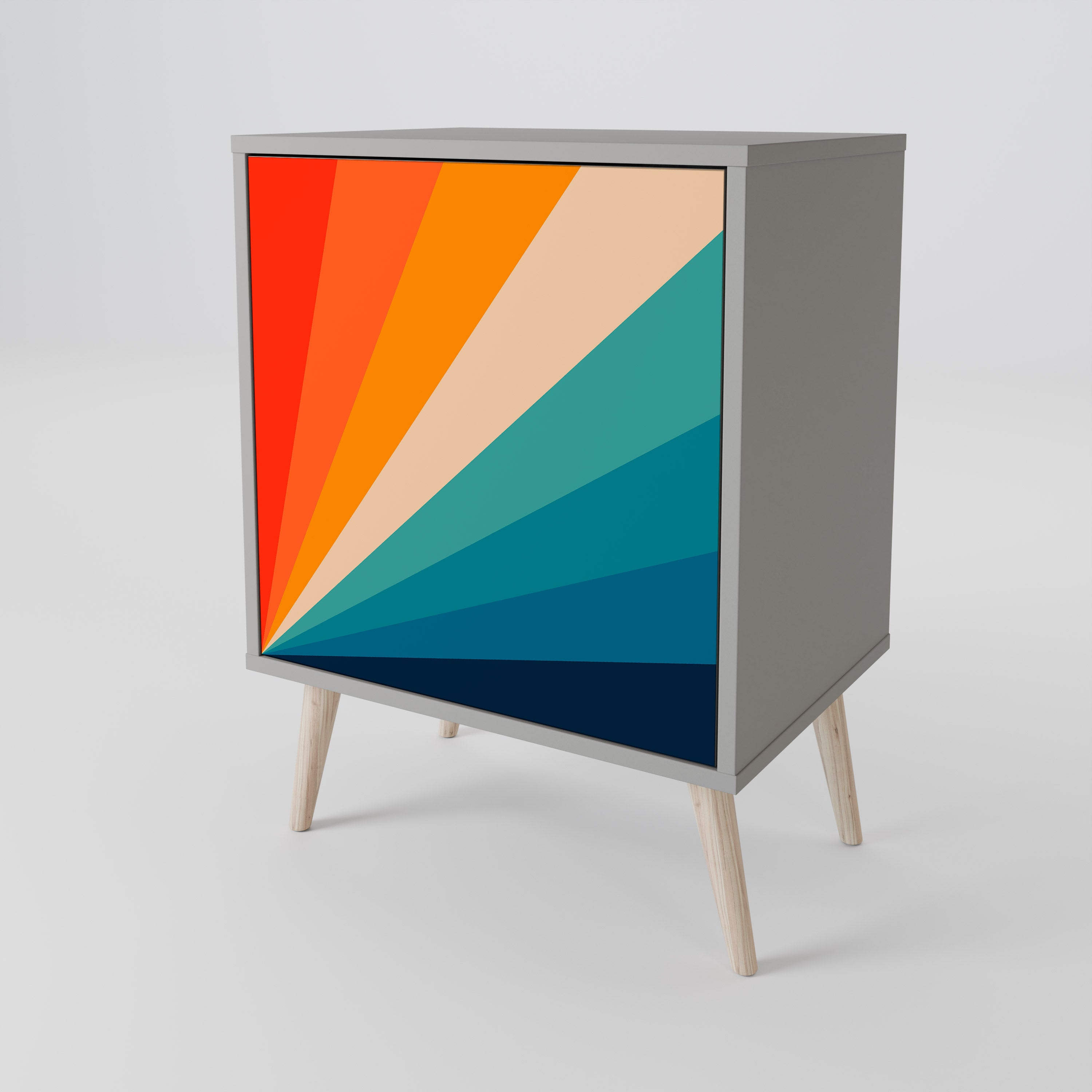 PRISM CONCUSSION Komoda 1-drzwiowa korpus Szary