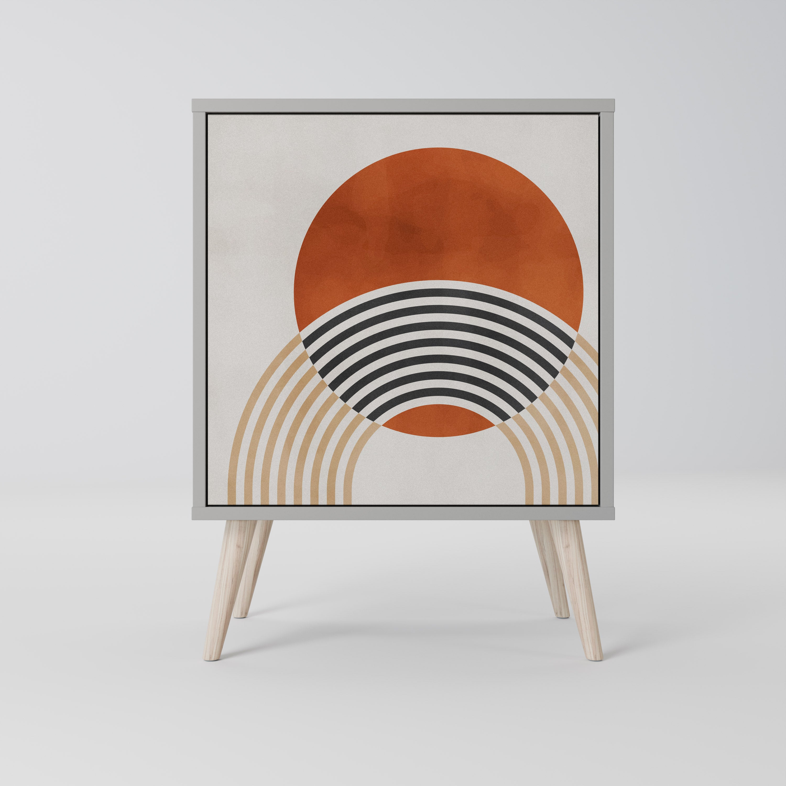 SPACE AROUND Komoda 1-drzwiowa korpus Szary