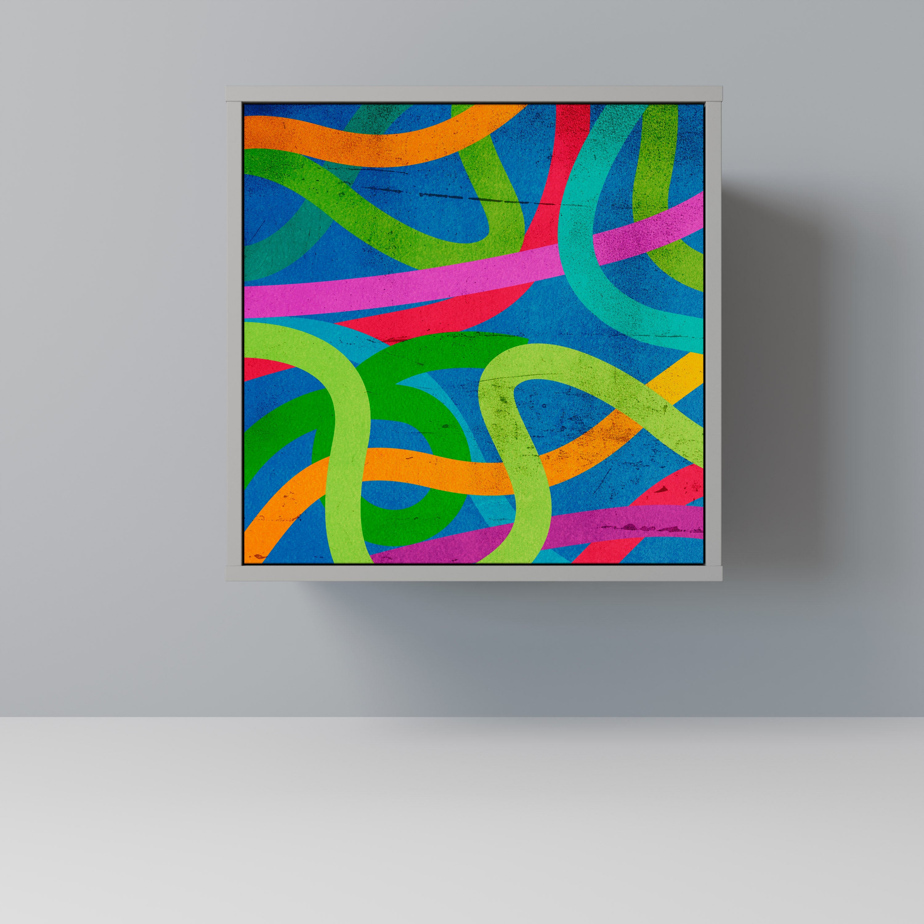 STREAMER TANGLE Komoda 1-drzwiowa korpus Szary