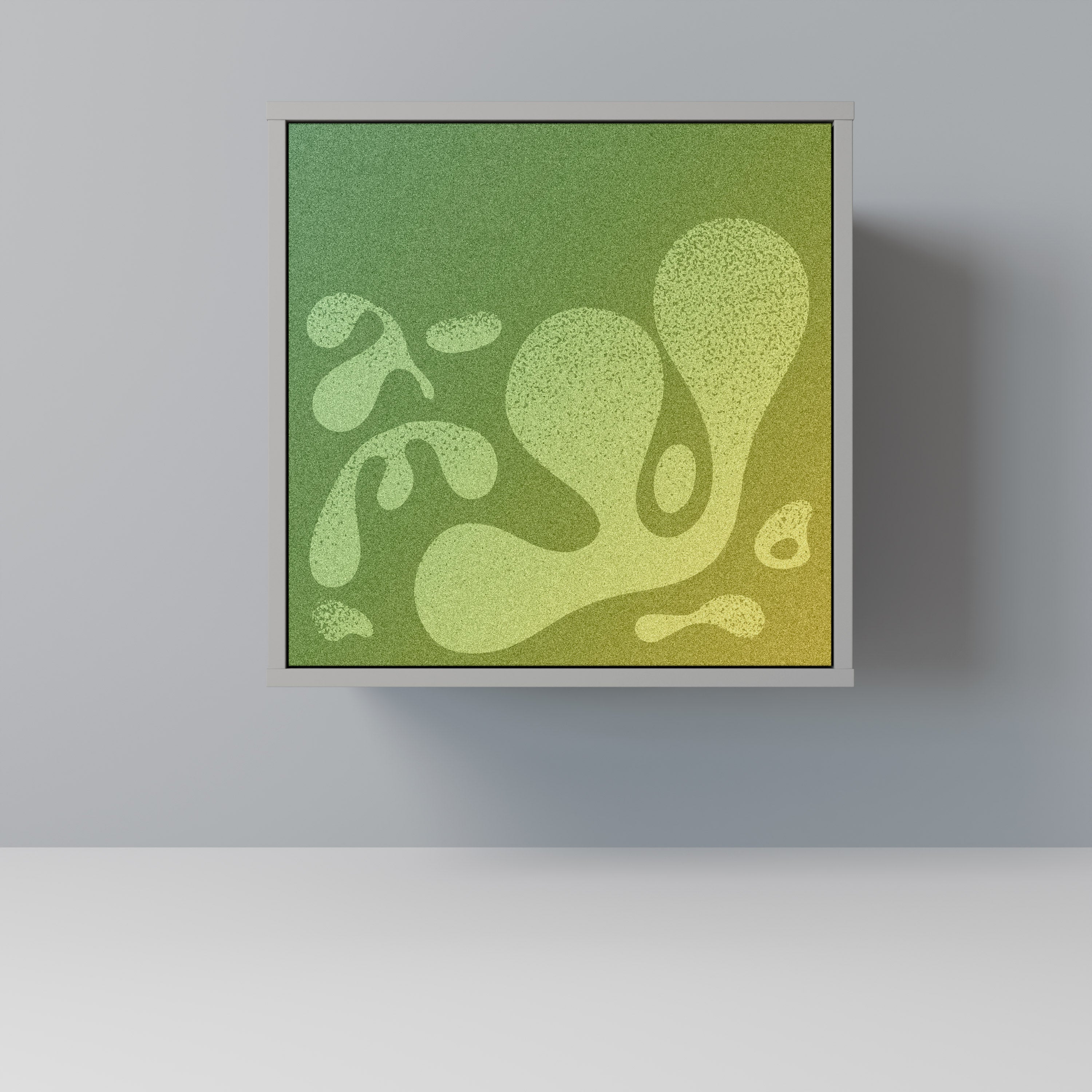 IRREGULAR BLUE Komoda 1-drzwiowa korpus Szary