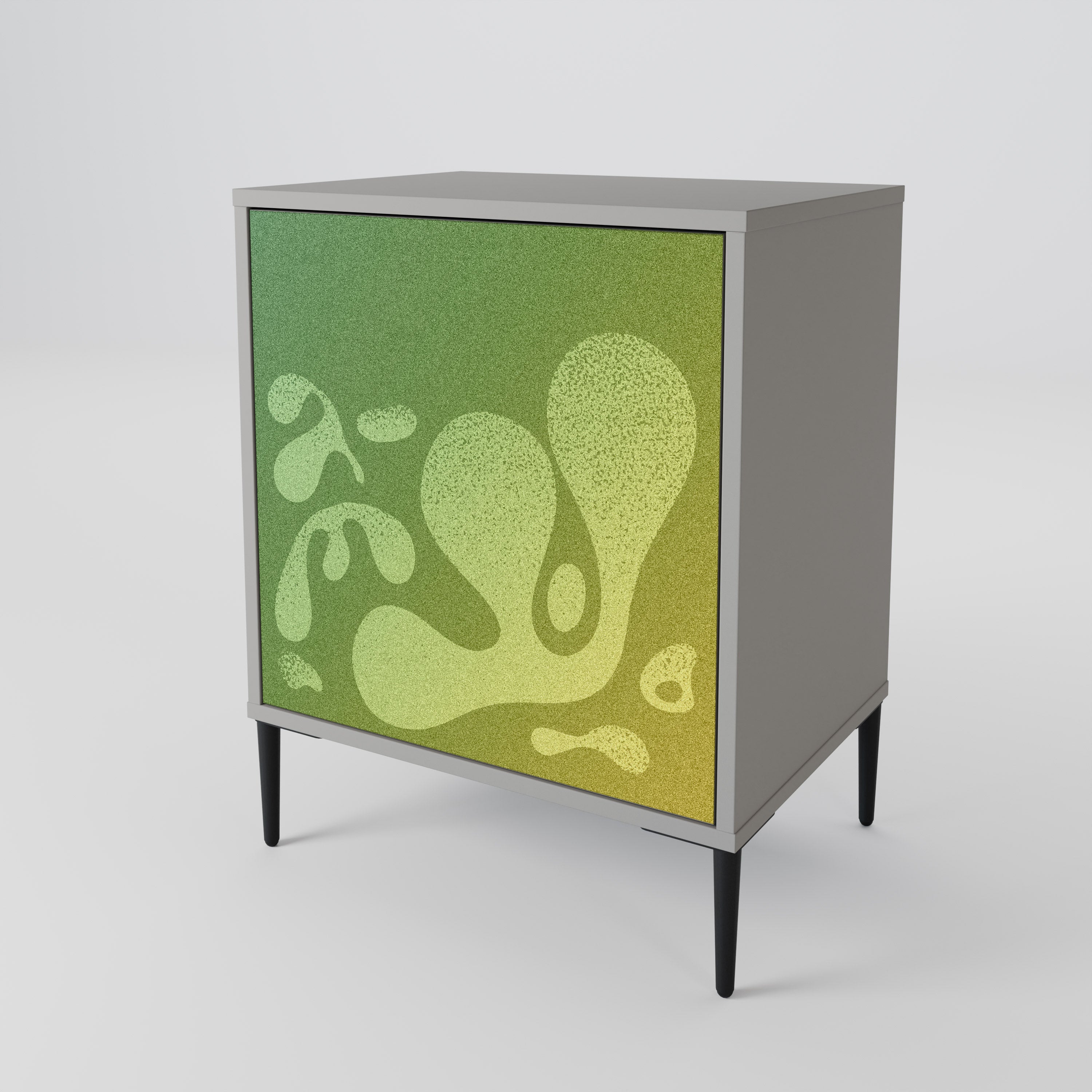 IRREGULAR BLUE Komoda 1-drzwiowa korpus Szary