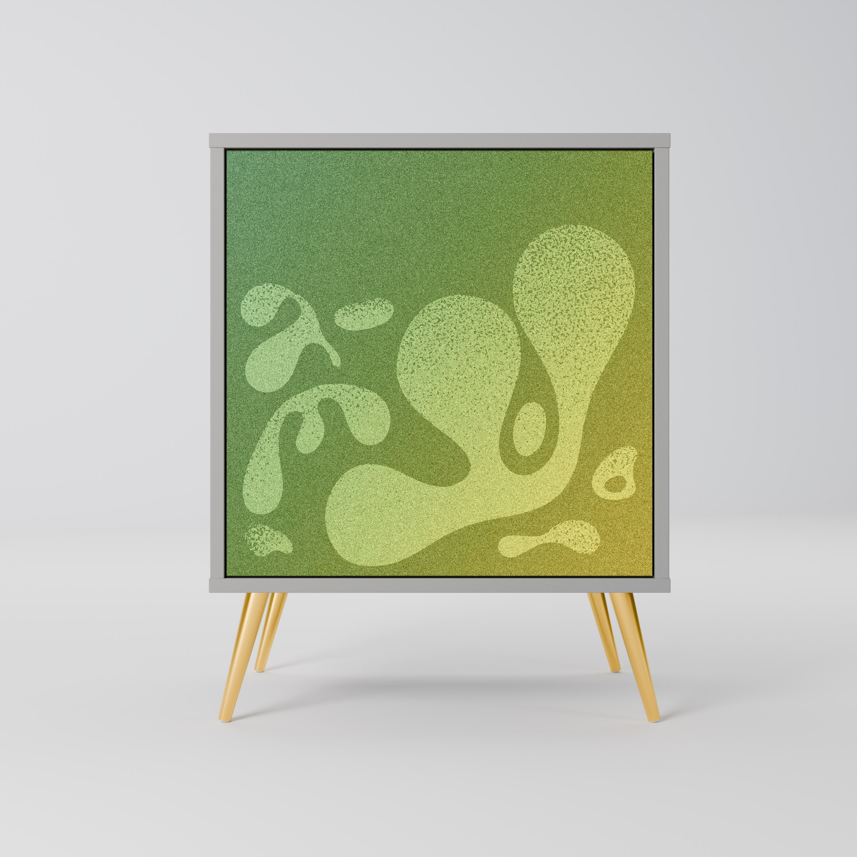 IRREGULAR BLUE Komoda 1-drzwiowa korpus Szary