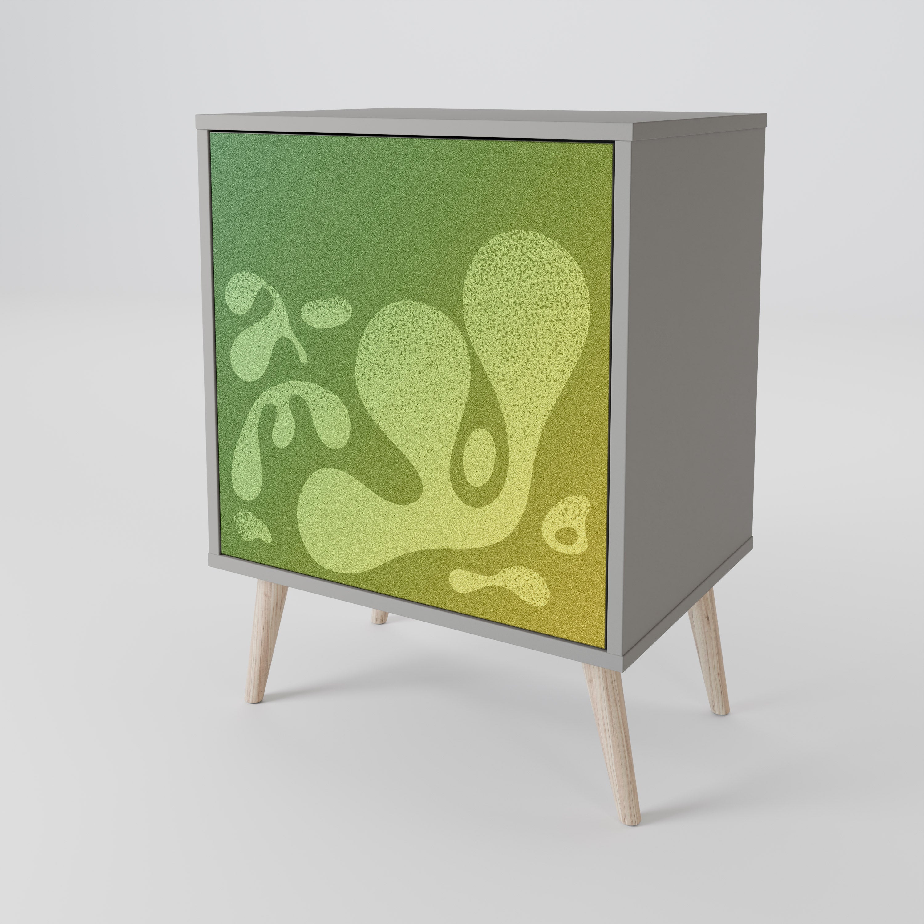 IRREGULAR BLUE Komoda 1-drzwiowa korpus Szary