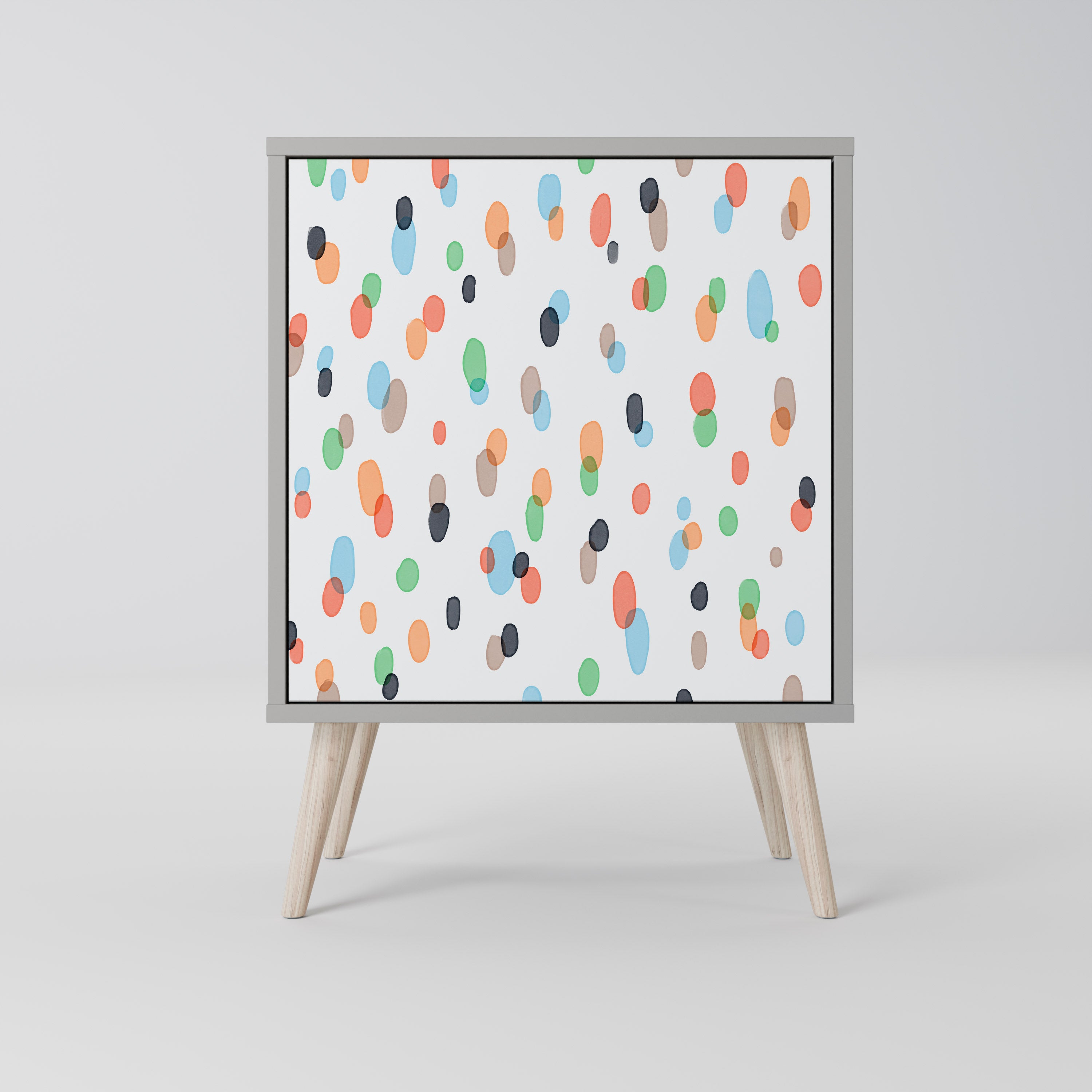 ENERGETIC SPOTS Komoda 1-drzwiowa korpus Szary