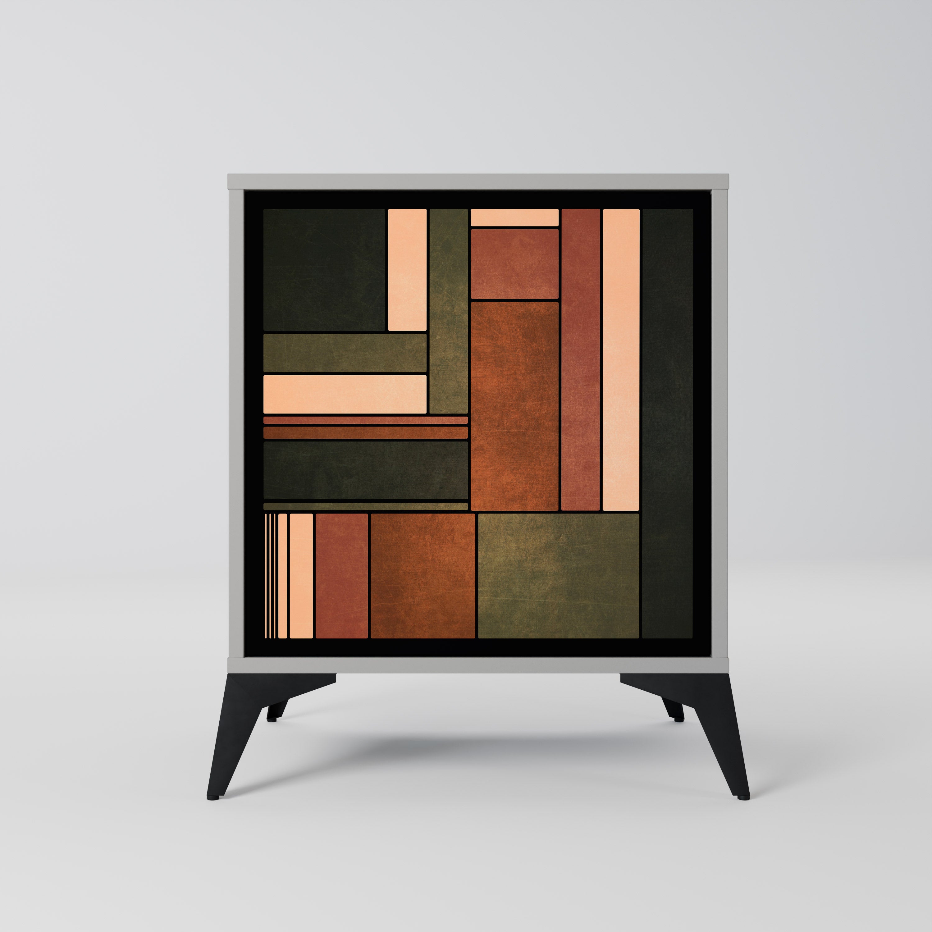 FIGURES OF NATURE Komoda 1-drzwiowa korpus Szary