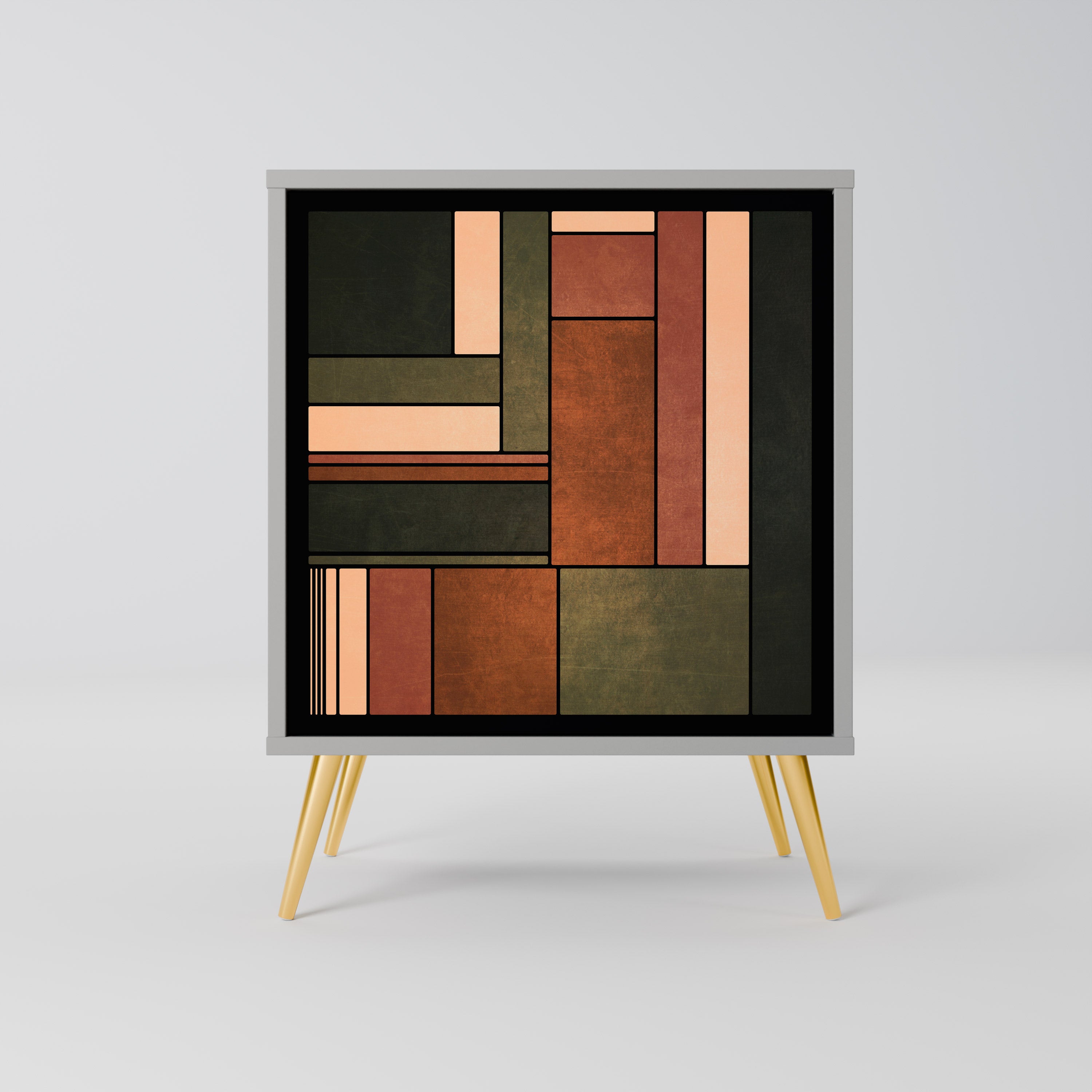 FIGURES OF NATURE Komoda 1-drzwiowa korpus Szary