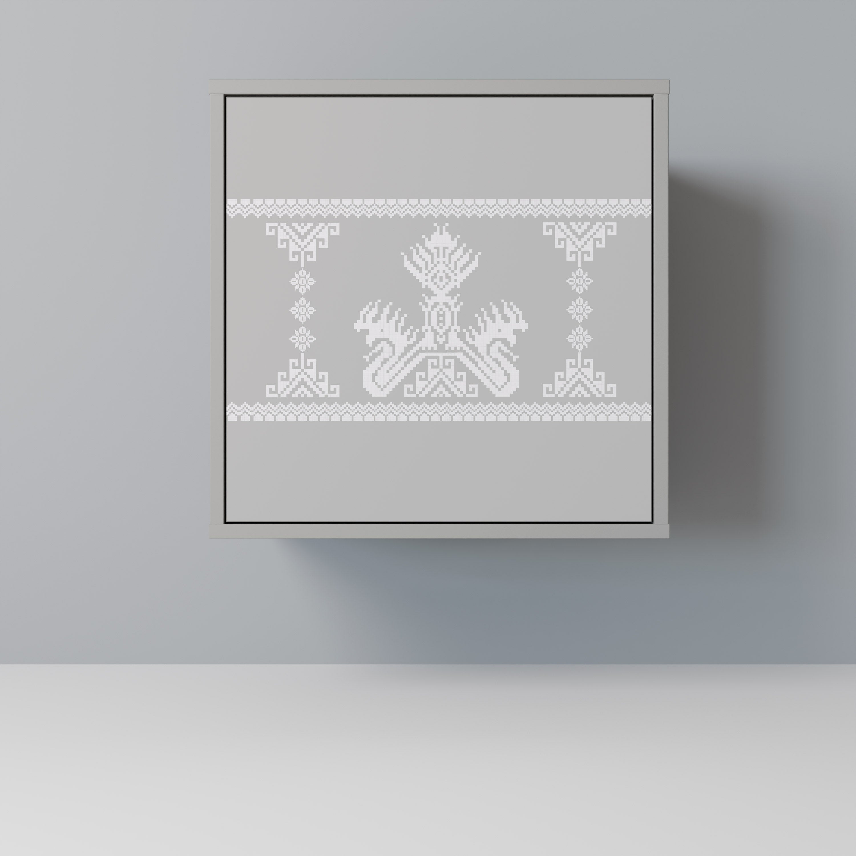 THAI GRAY Komoda 1-drzwiowa korpus Szary