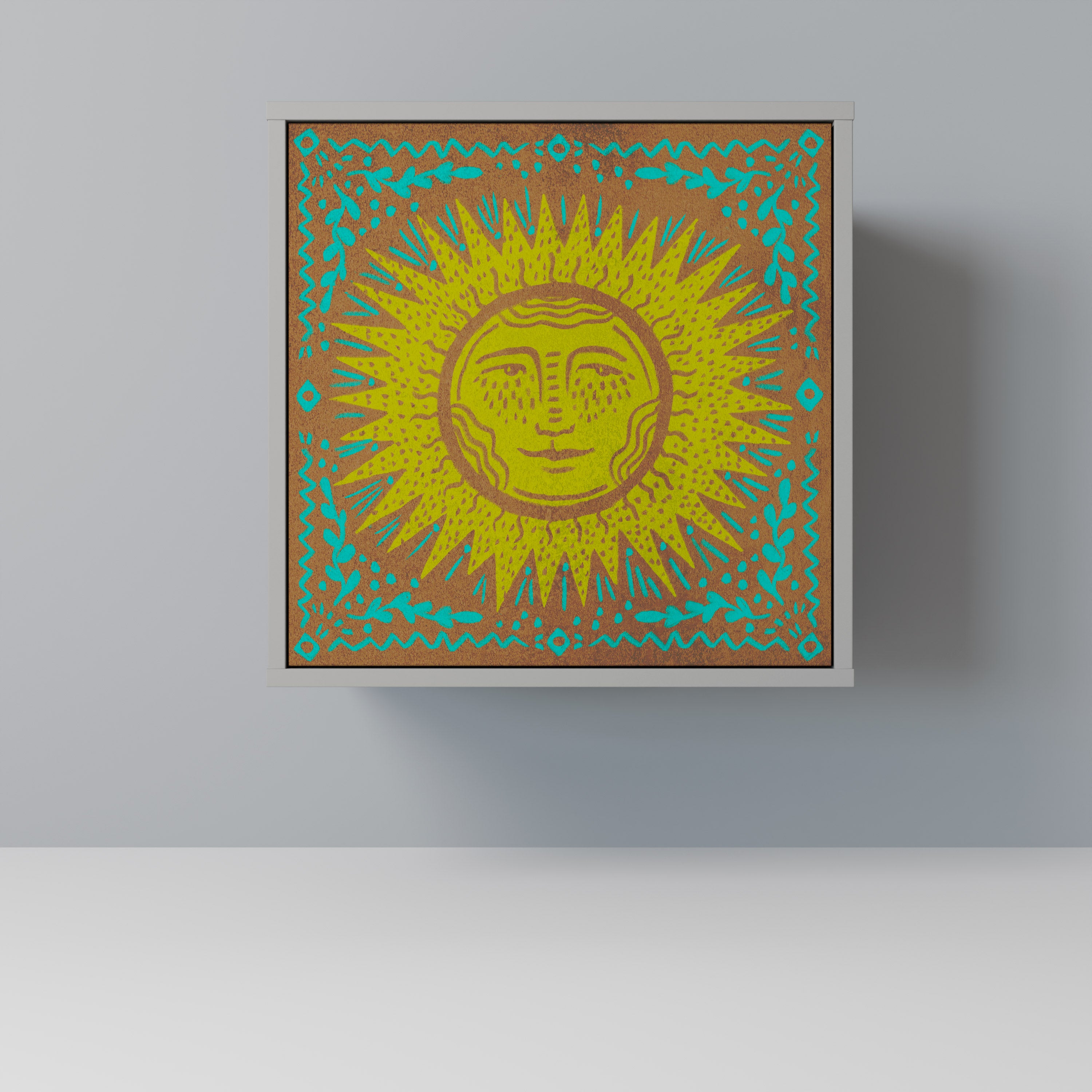 SUNSHINE EULOGY Komoda 1-drzwiowa korpus Szary