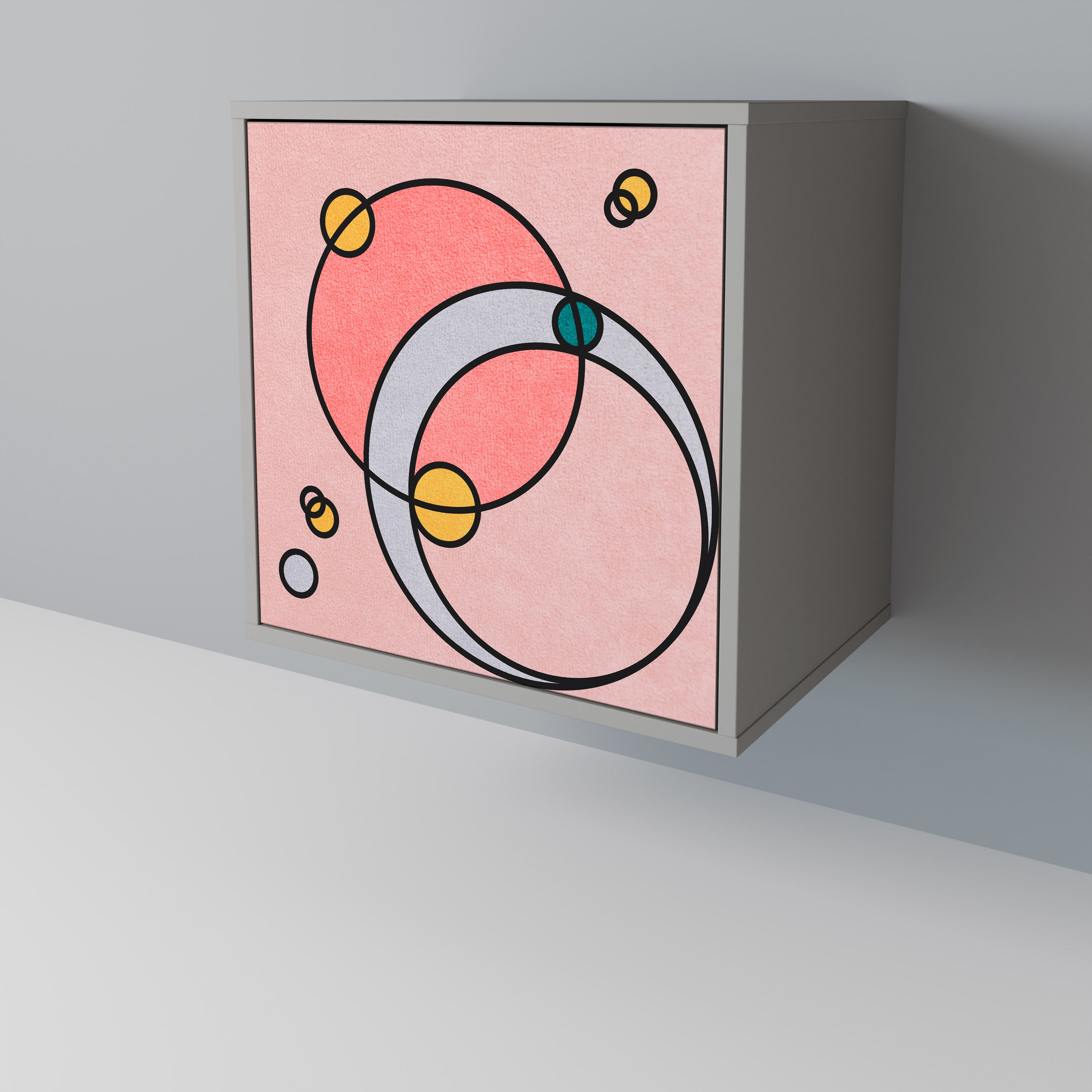 GOSSAMER ECHOES Komoda 1-drzwiowa korpus Szary