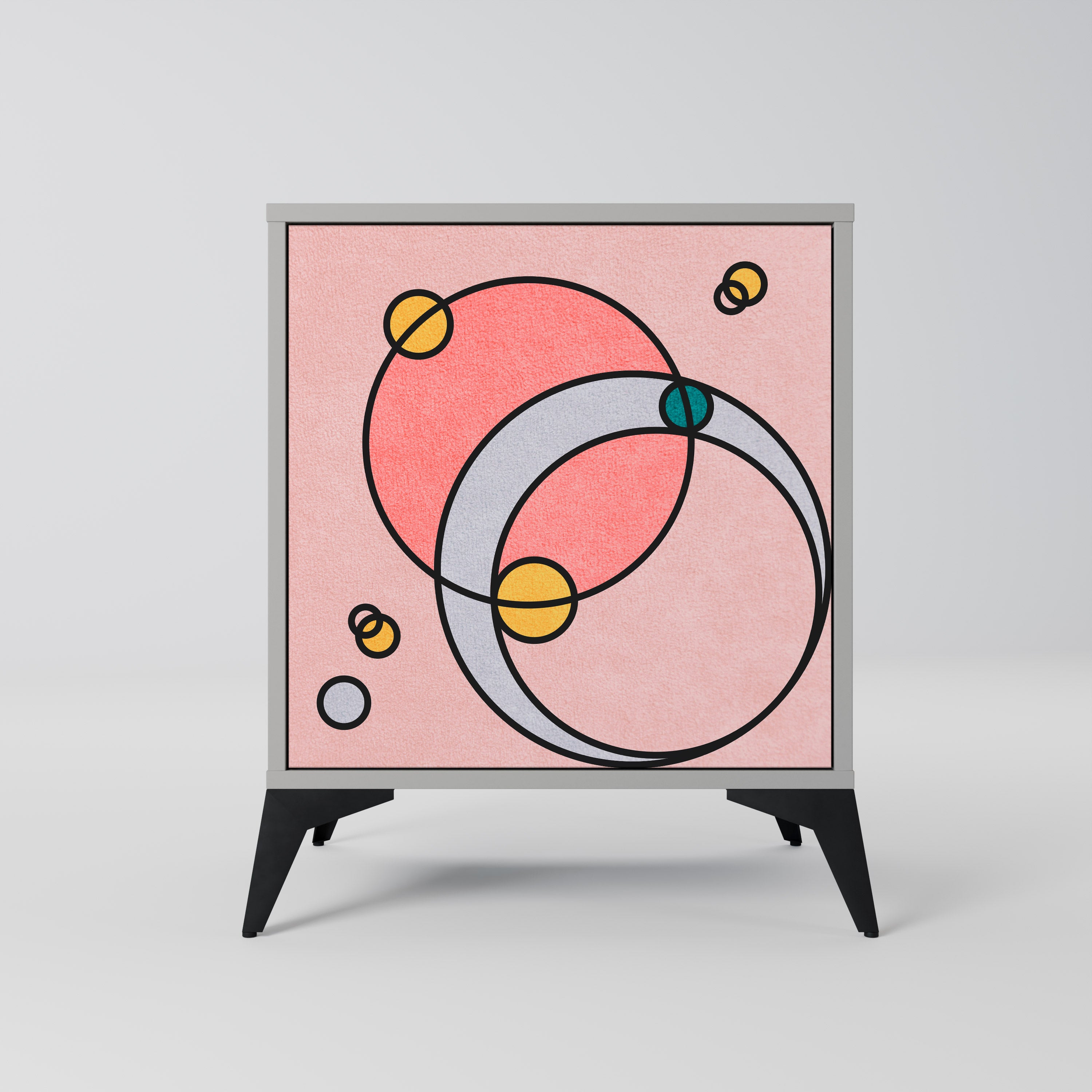 GOSSAMER ECHOES Komoda 1-drzwiowa korpus Szary