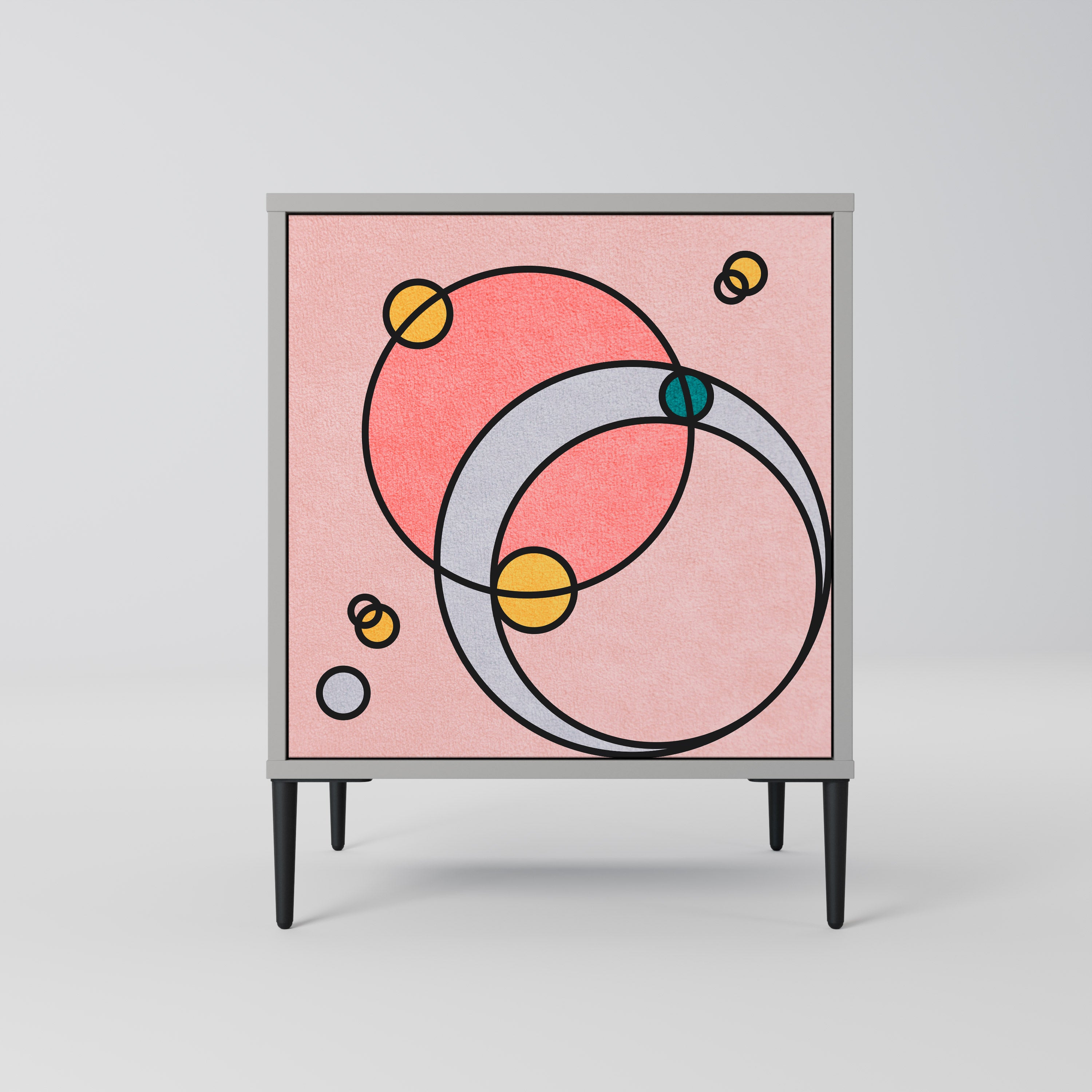 GOSSAMER ECHOES Komoda 1-drzwiowa korpus Szary