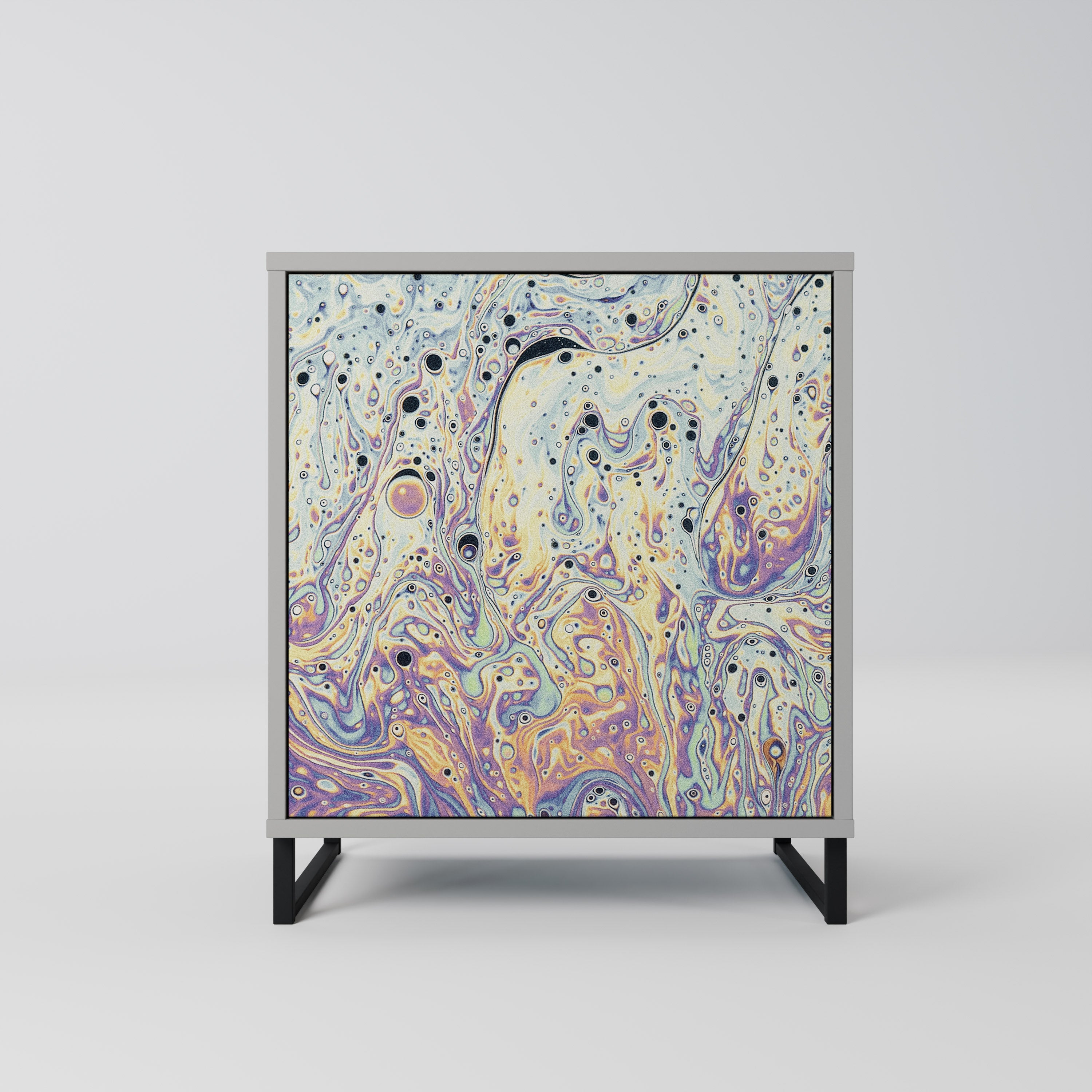 MOSAIC OF COLORS Komoda 1-drzwiowa korpus Szary