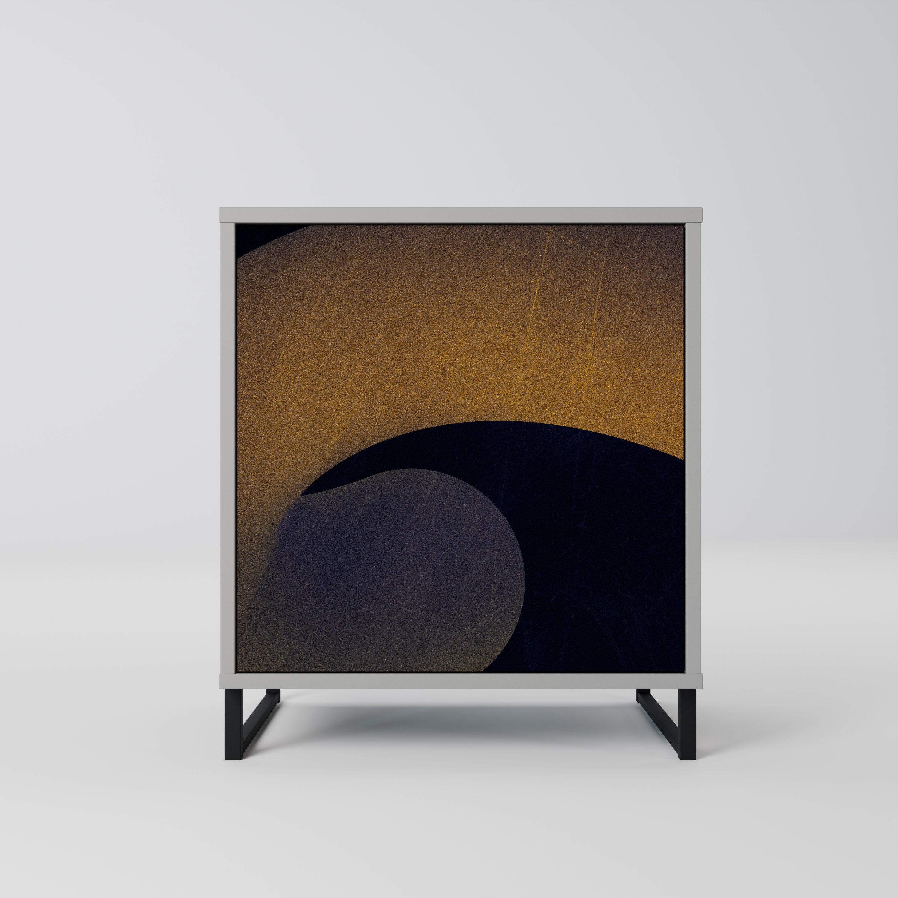 HOLLOW TIME Komoda 1-drzwiowa korpus Szary