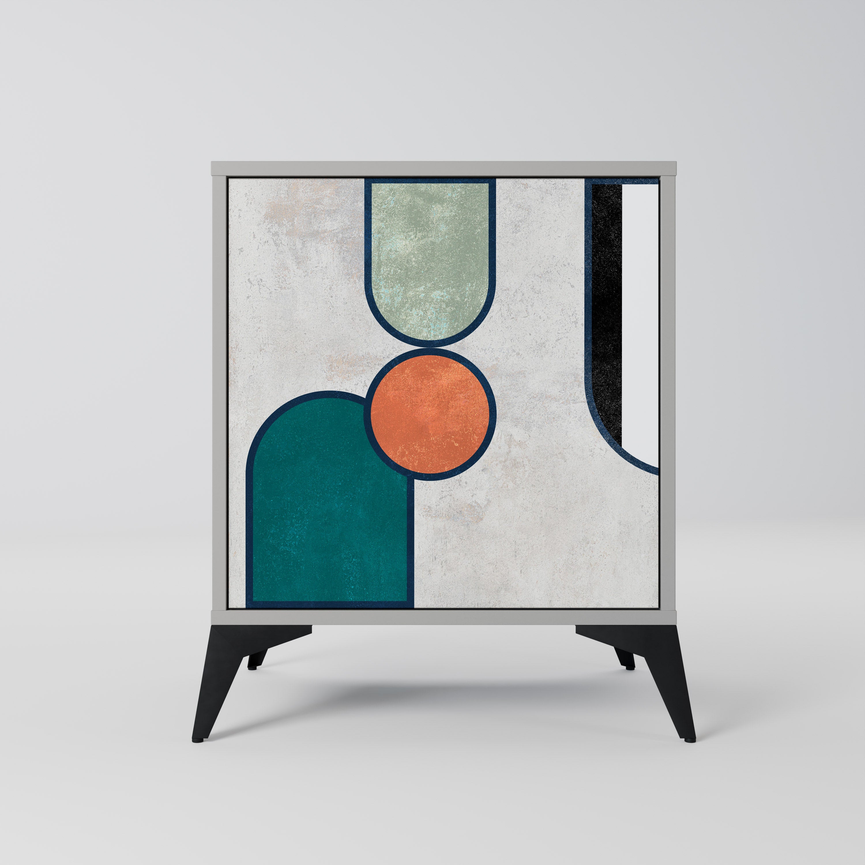 COOL STORY Komoda 1-drzwiowa korpus Szary