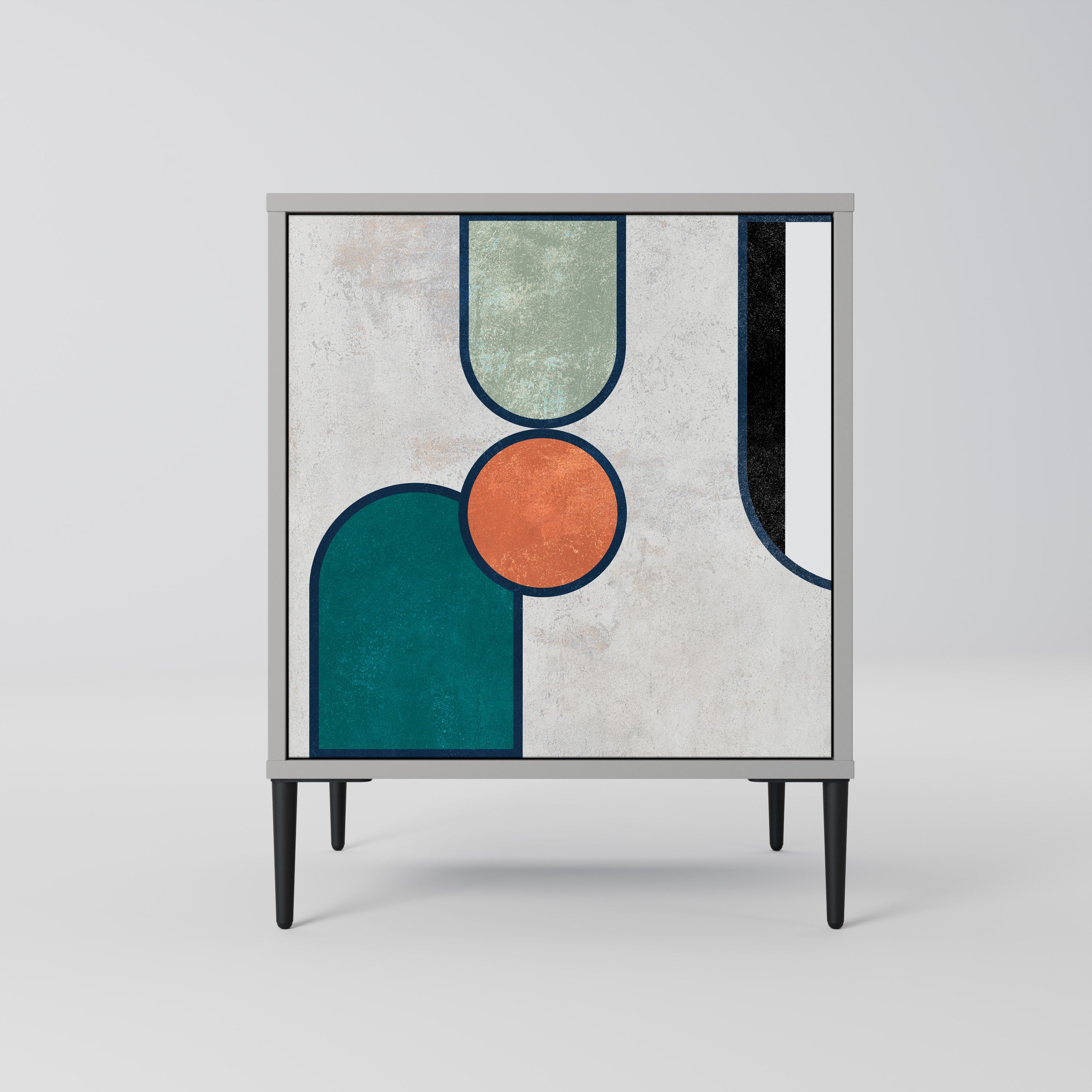 COOL STORY Komoda 1-drzwiowa korpus Szary