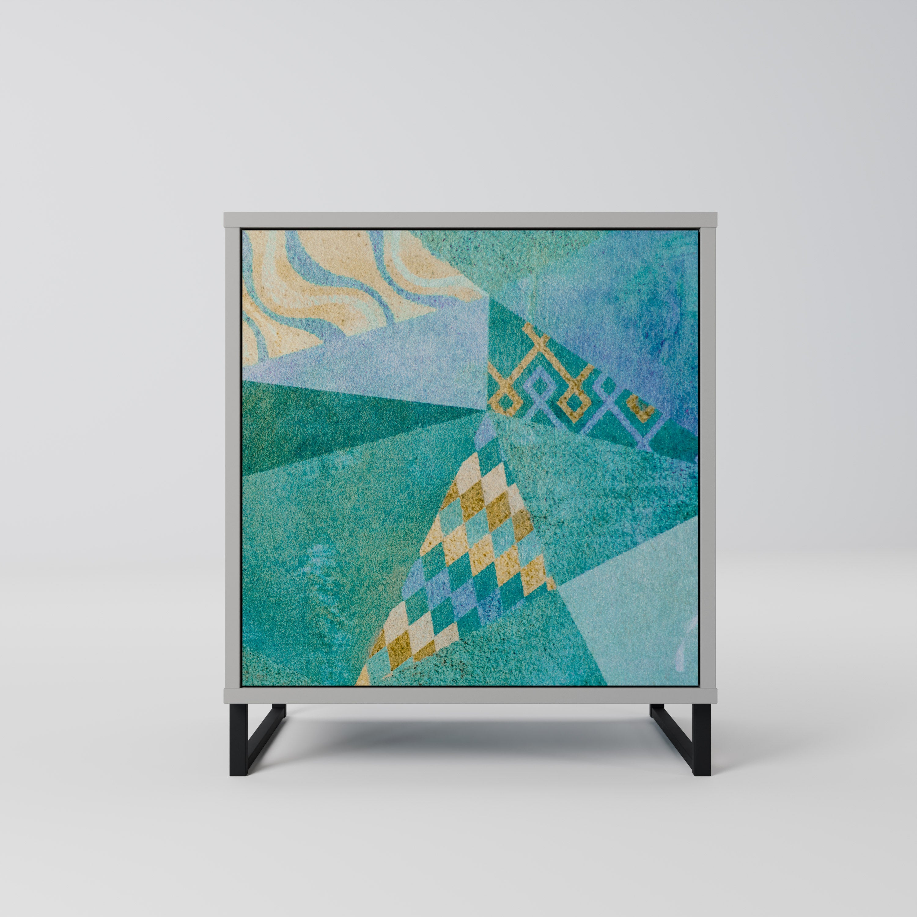 SPECTRUM SPLENDOR Komoda 1-drzwiowa korpus Szary