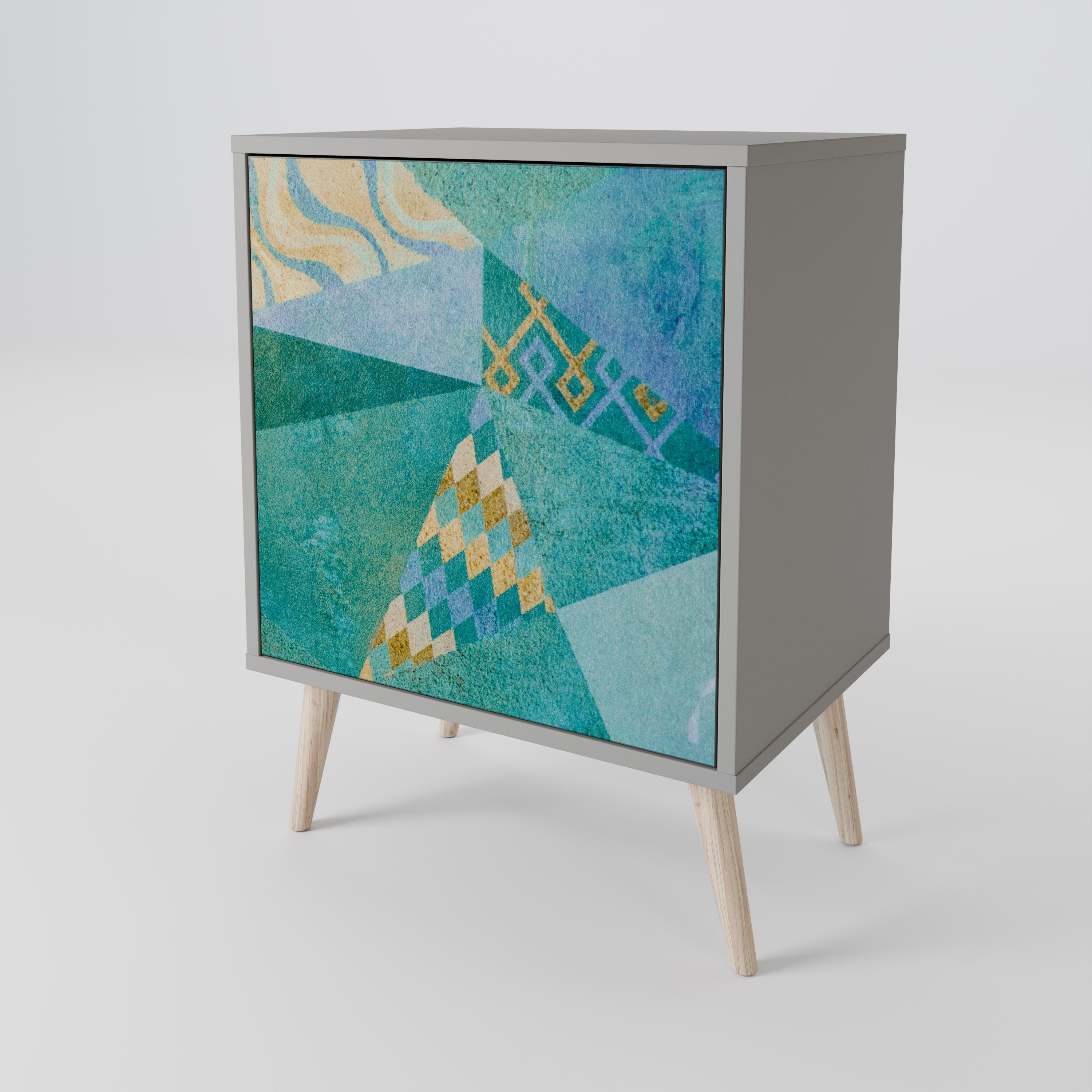 SPECTRUM SPLENDOR Komoda 1-drzwiowa korpus Szary