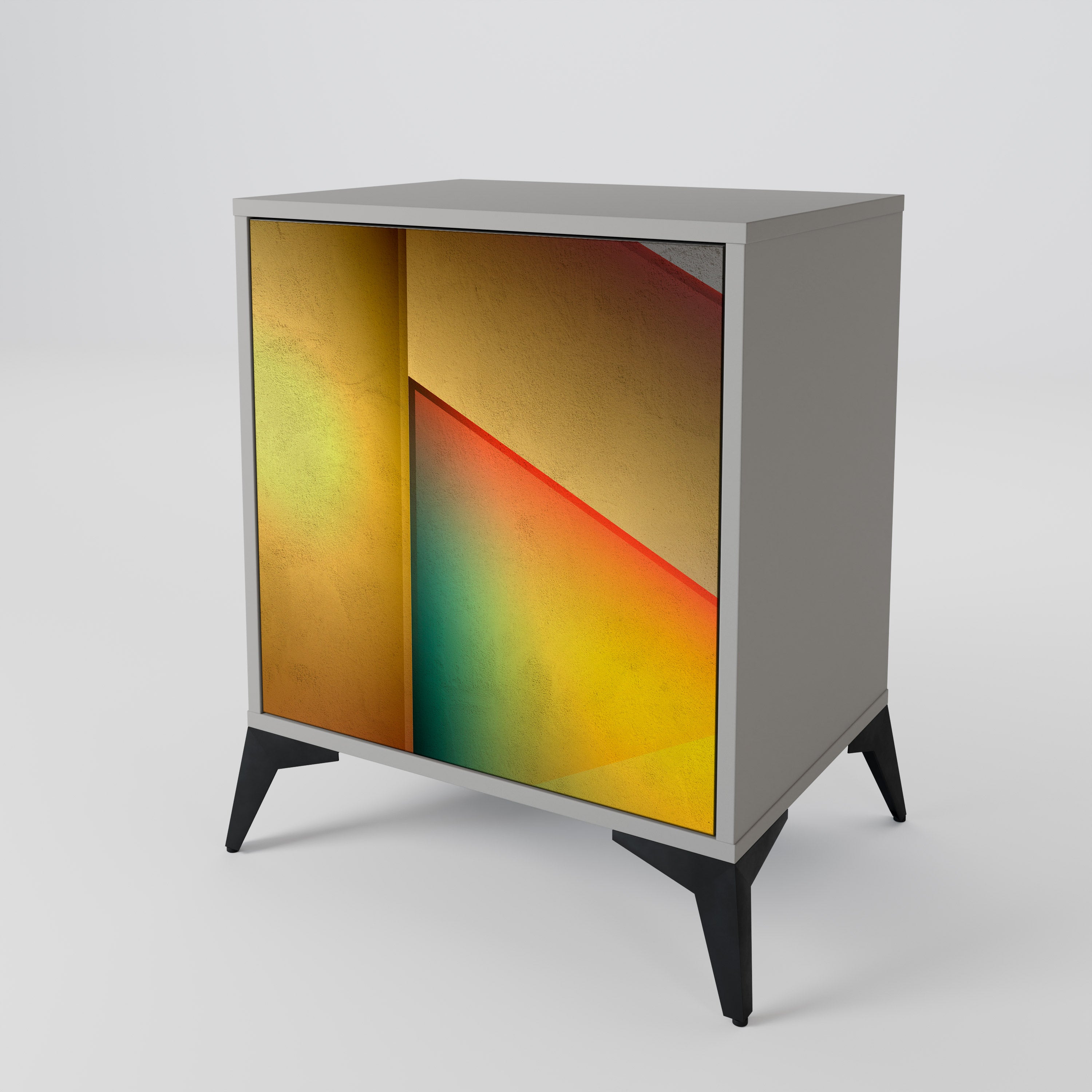 PIERCING SHARPNESS Komoda 1-drzwiowa korpus Szary