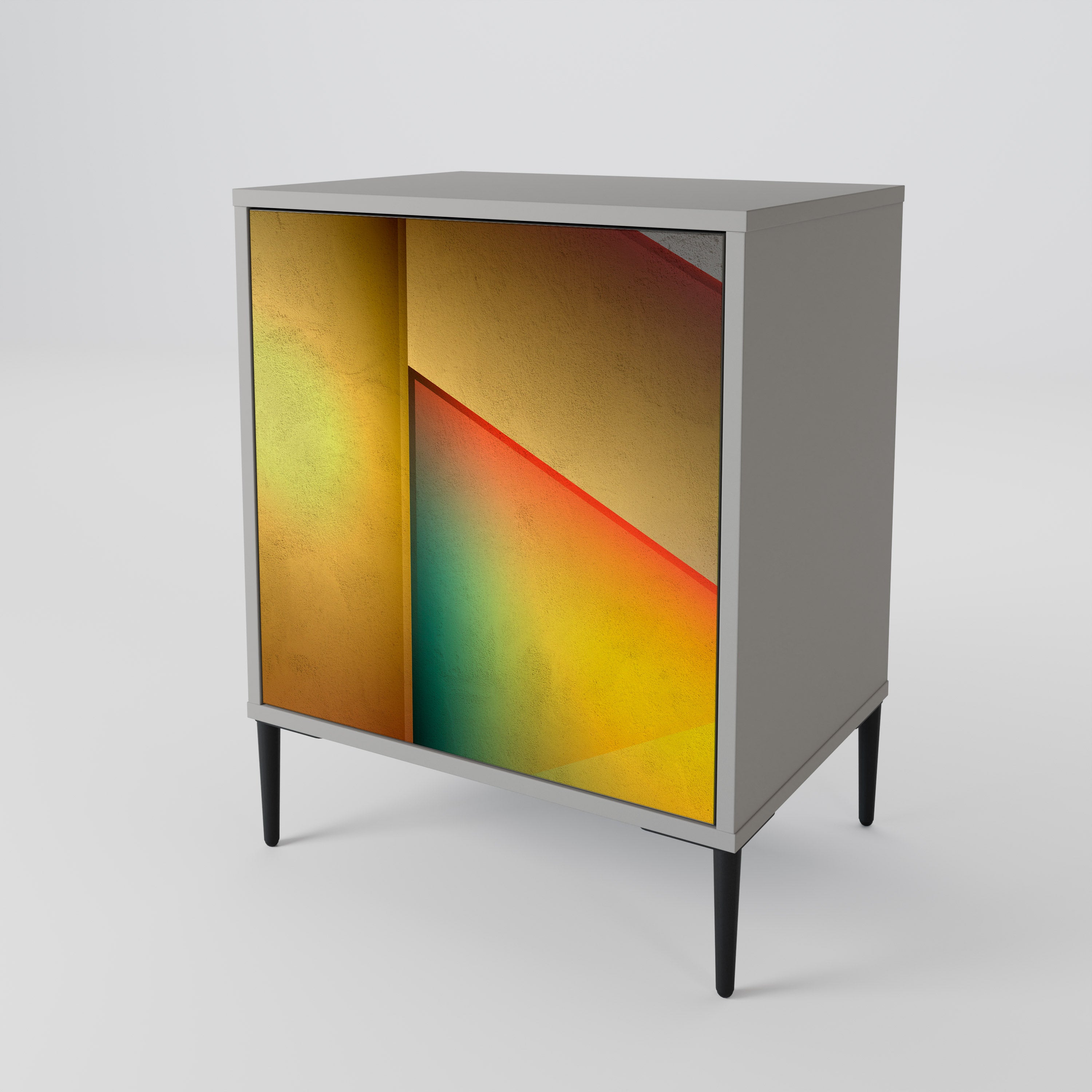 PIERCING SHARPNESS Komoda 1-drzwiowa korpus Szary