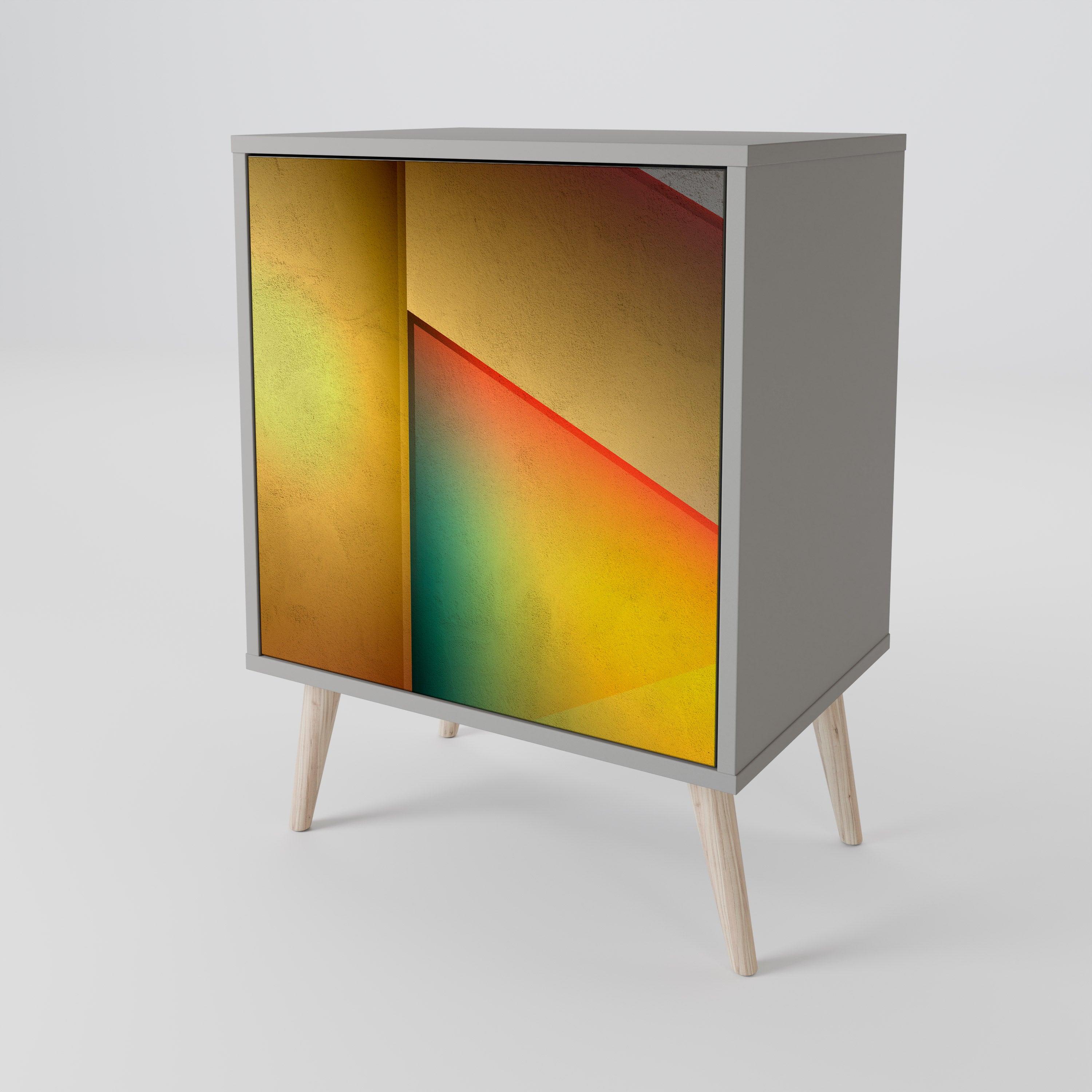 PIERCING SHARPNESS Komoda 1-drzwiowa korpus Szary