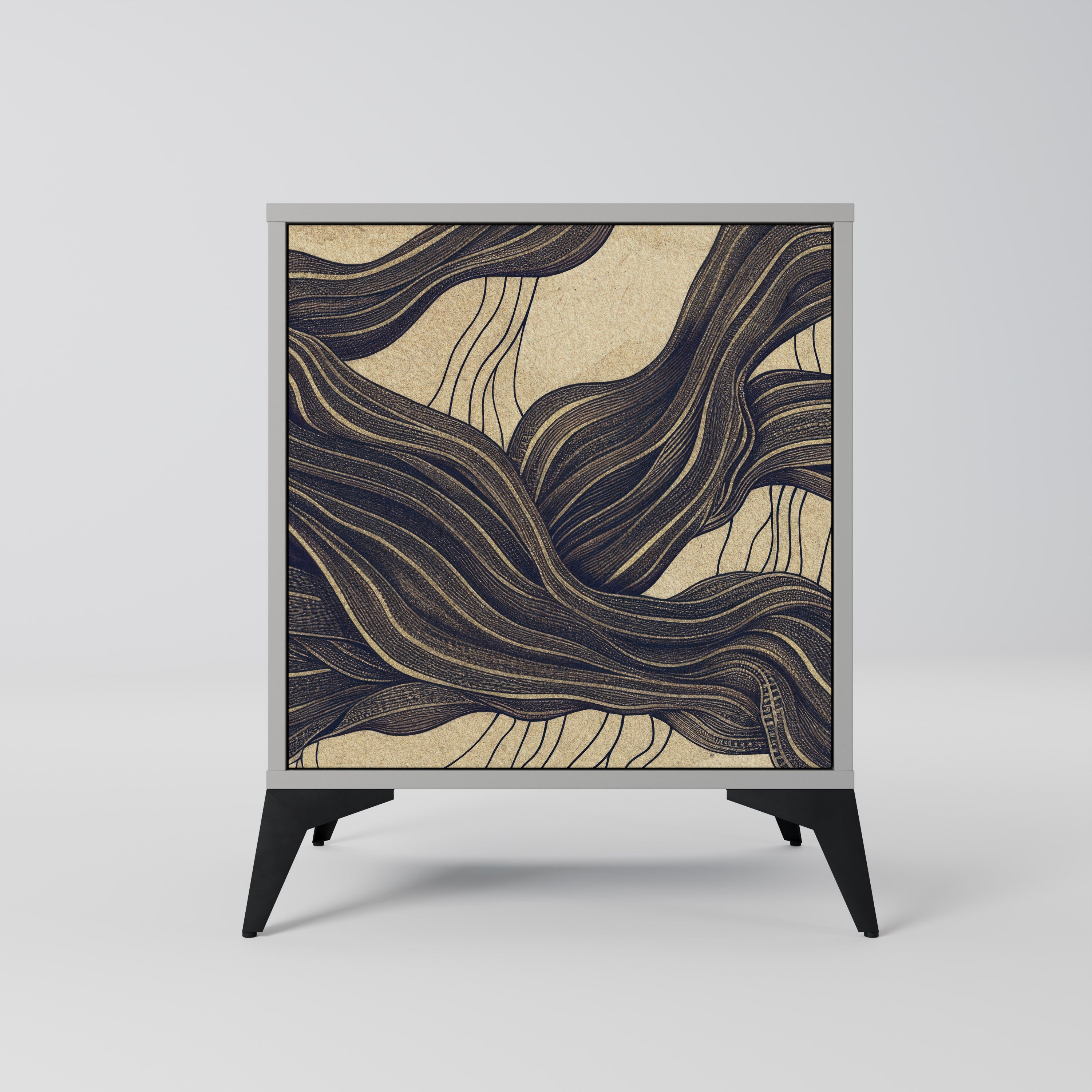 UNIFIED FRAGMENTS Komoda 1-drzwiowa korpus Szary