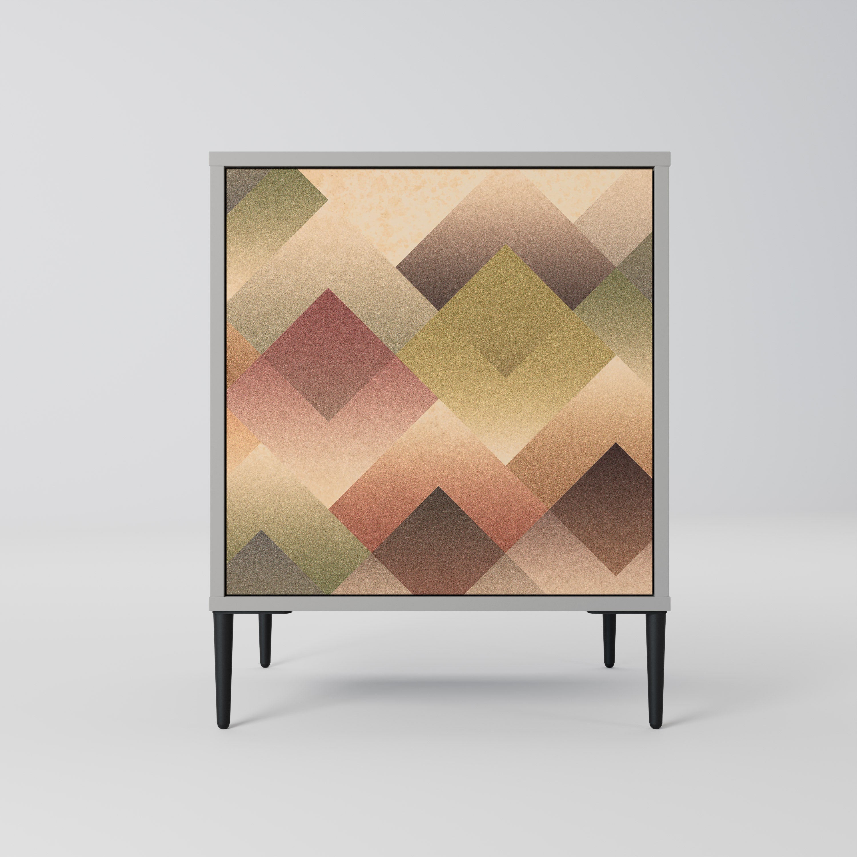 GEOMETRIC FUSION Komoda 1-drzwiowa korpus Szary