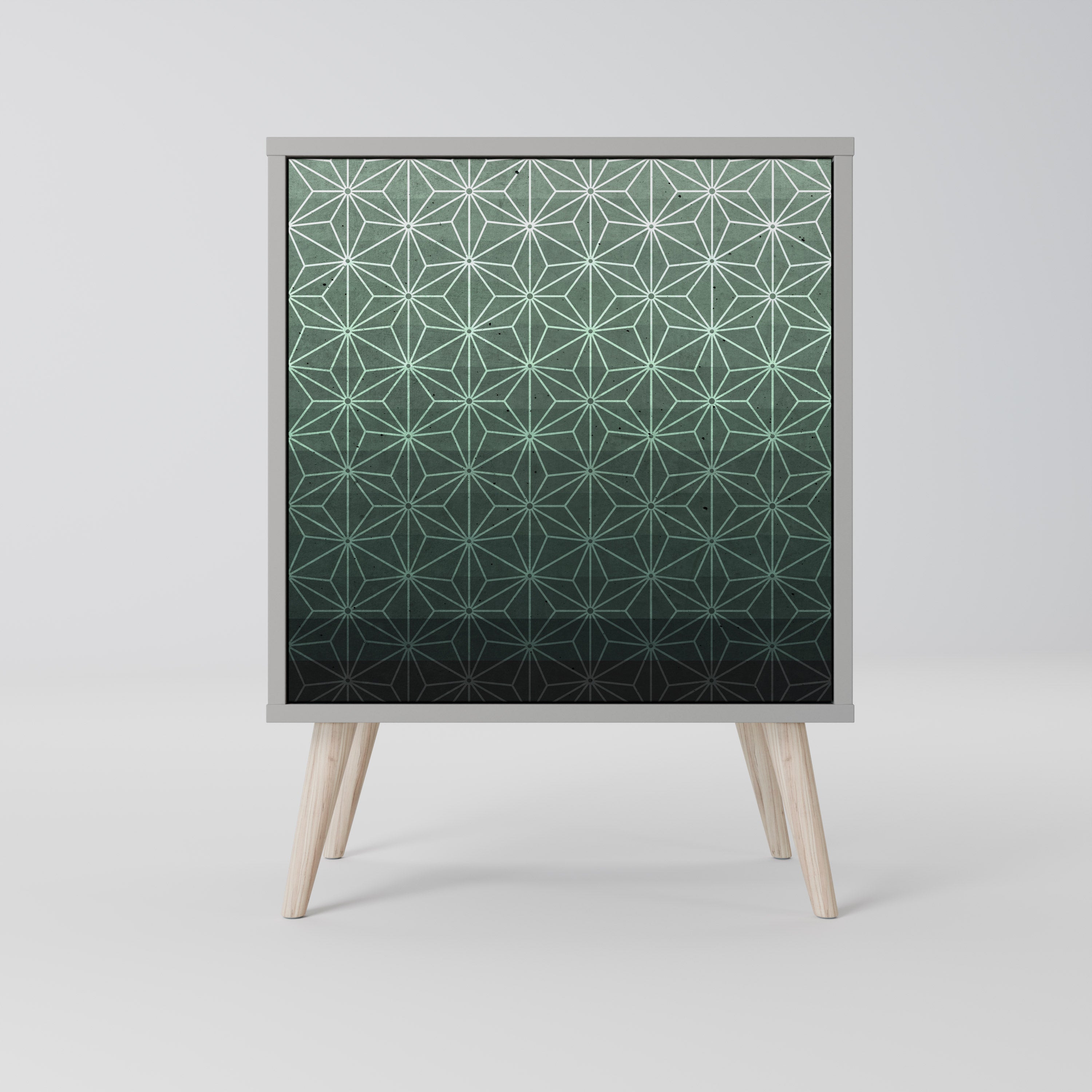 ORNAMENTAL GLIMMER Komoda 1-drzwiowa korpus Szary