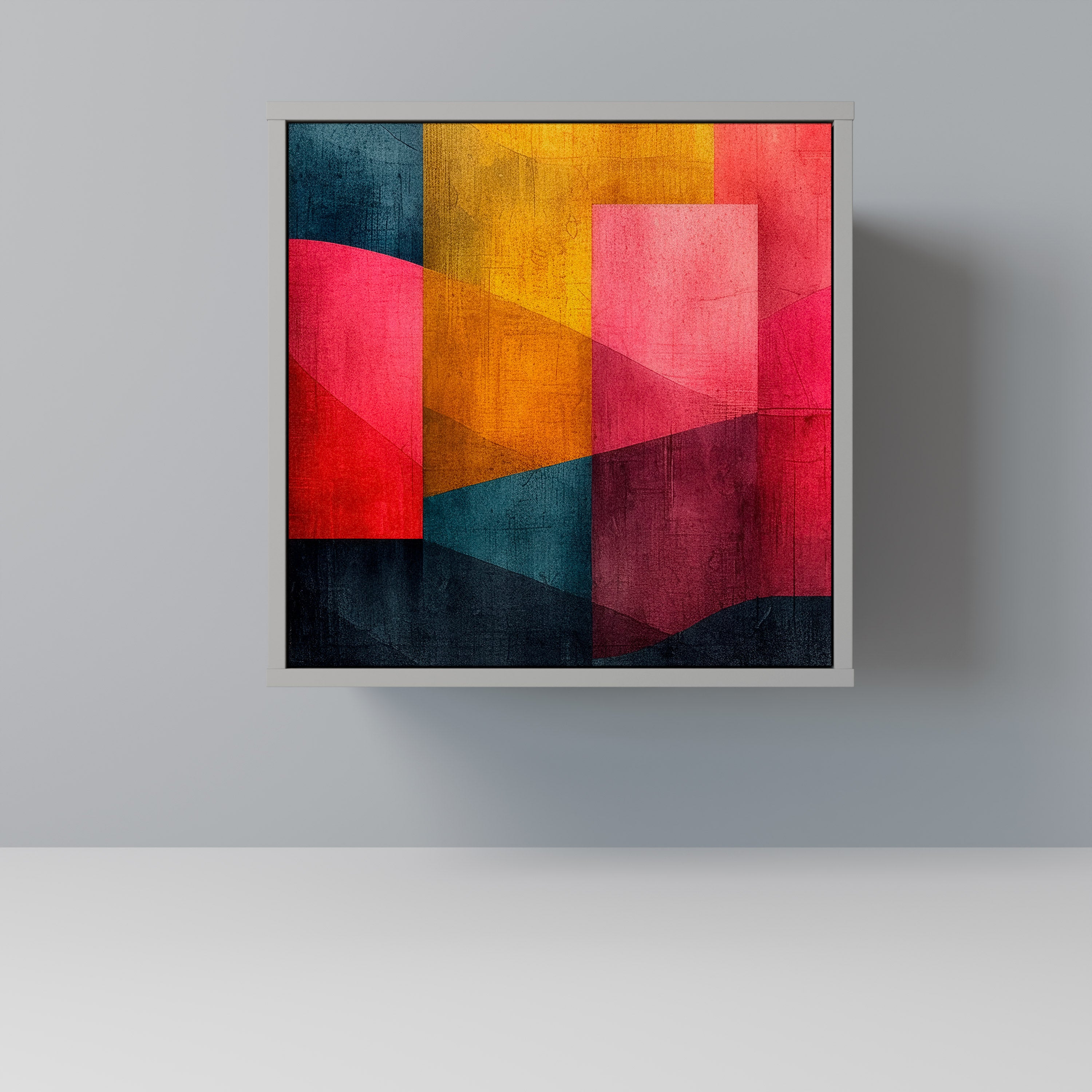 COLORFUL SOUNDS Komoda 1-drzwiowa korpus Szary