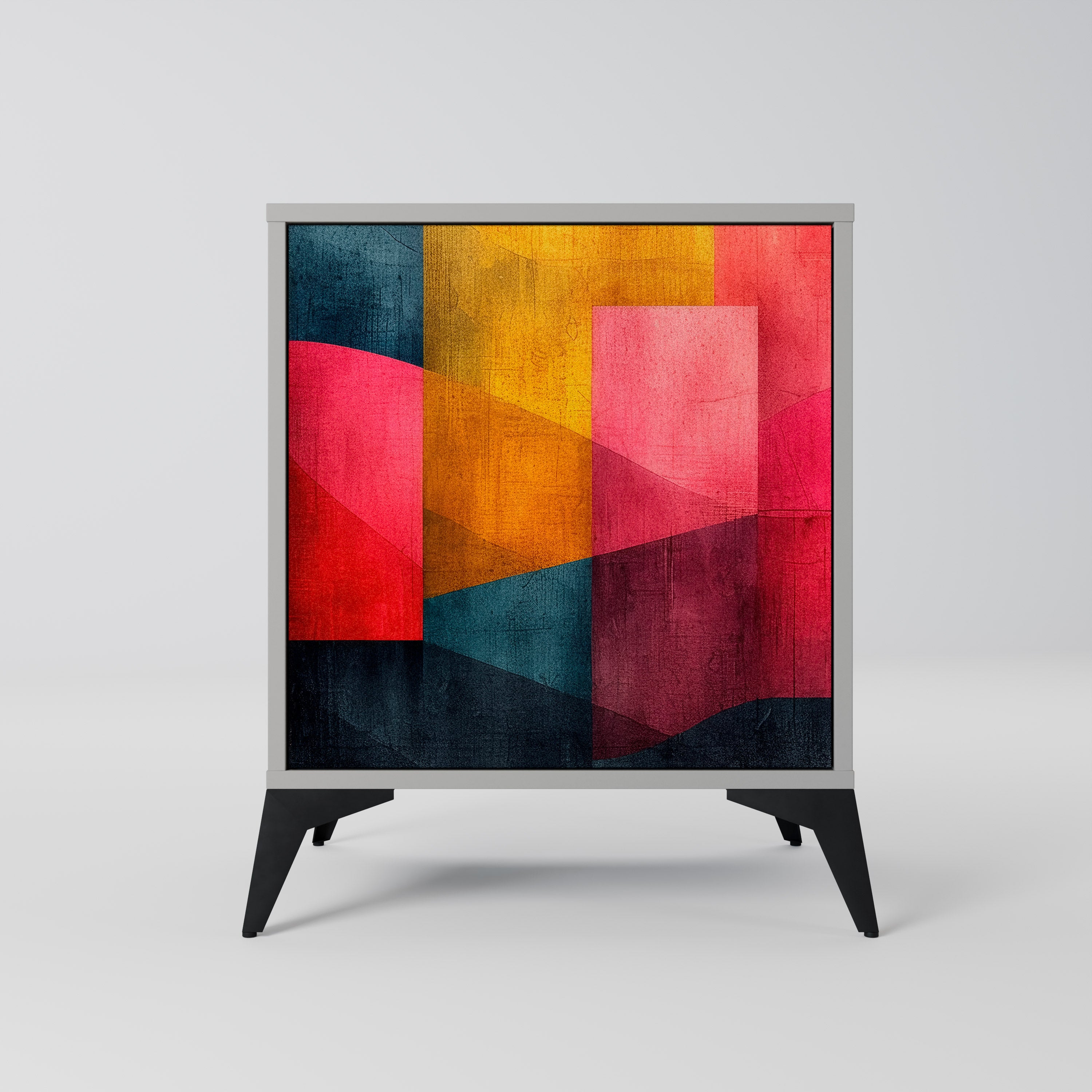 COLORFUL SOUNDS Komoda 1-drzwiowa korpus Szary