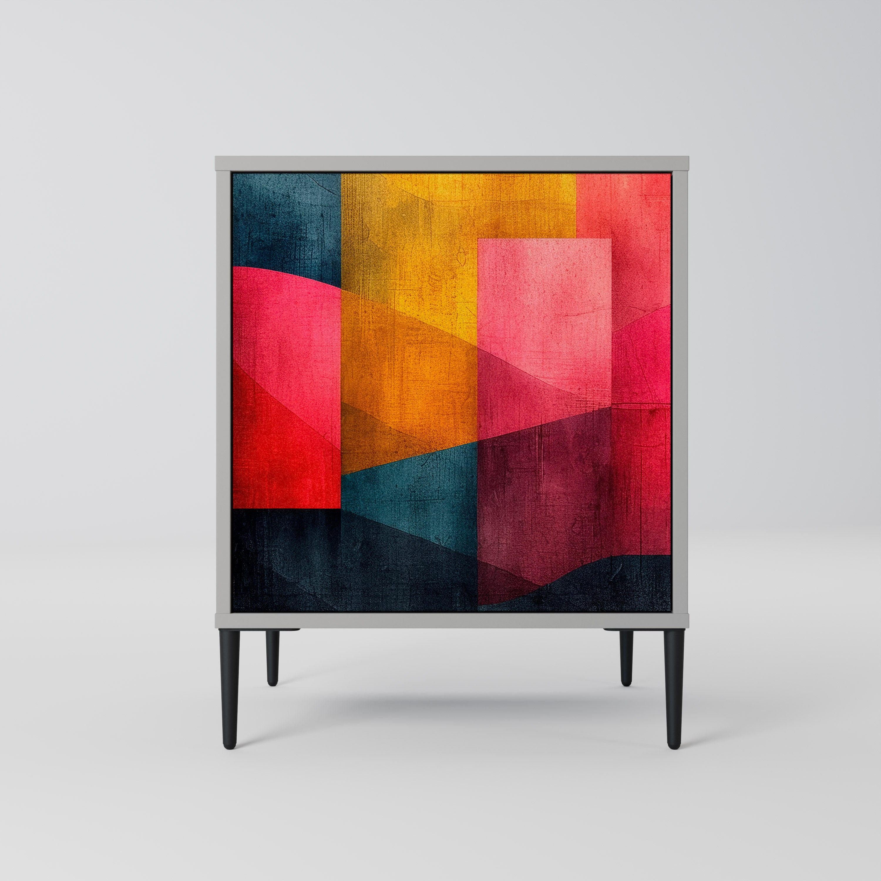 COLORFUL SOUNDS Komoda 1-drzwiowa korpus Szary