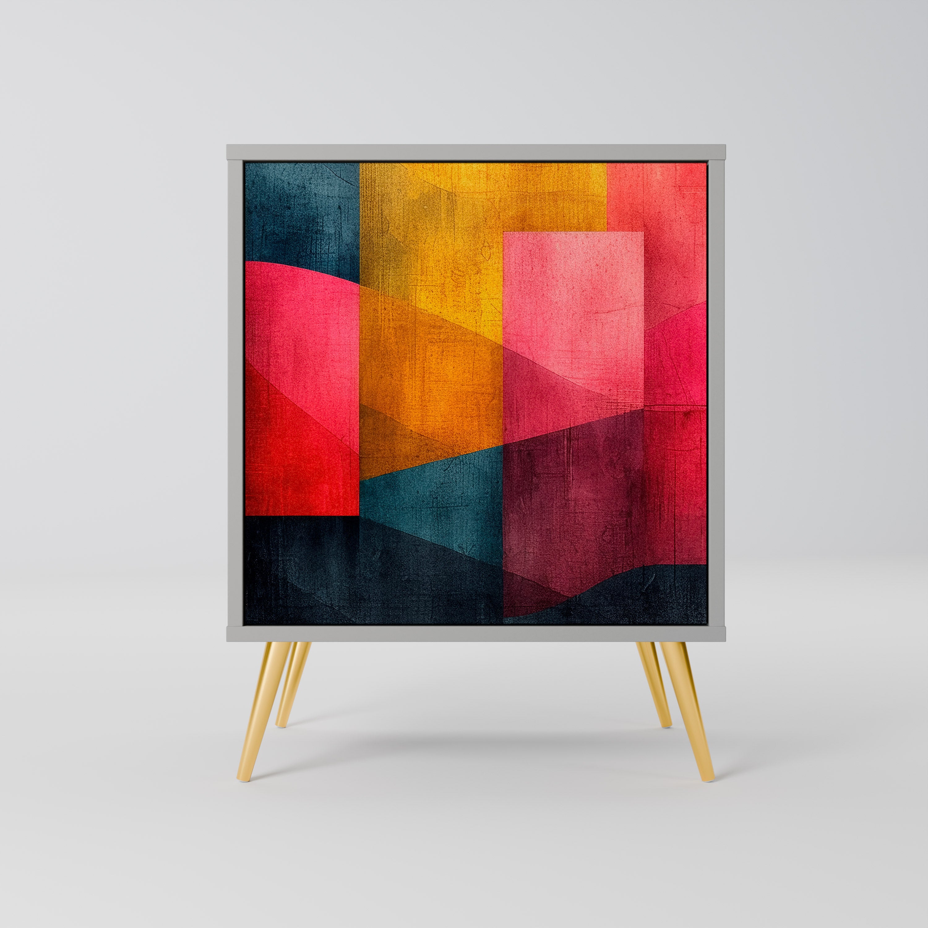 COLORFUL SOUNDS Komoda 1-drzwiowa korpus Szary