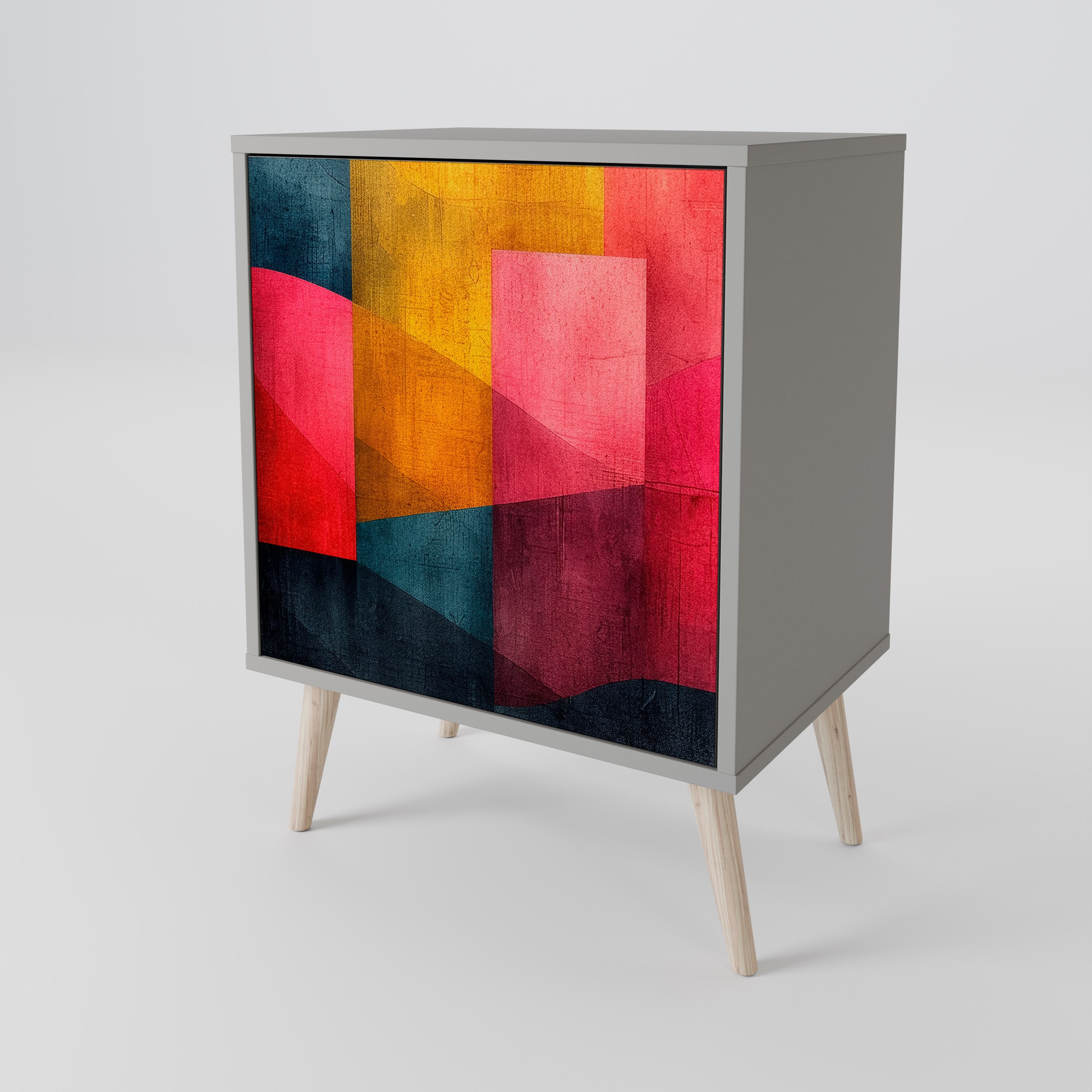 COLORFUL SOUNDS Komoda 1-drzwiowa korpus Szary