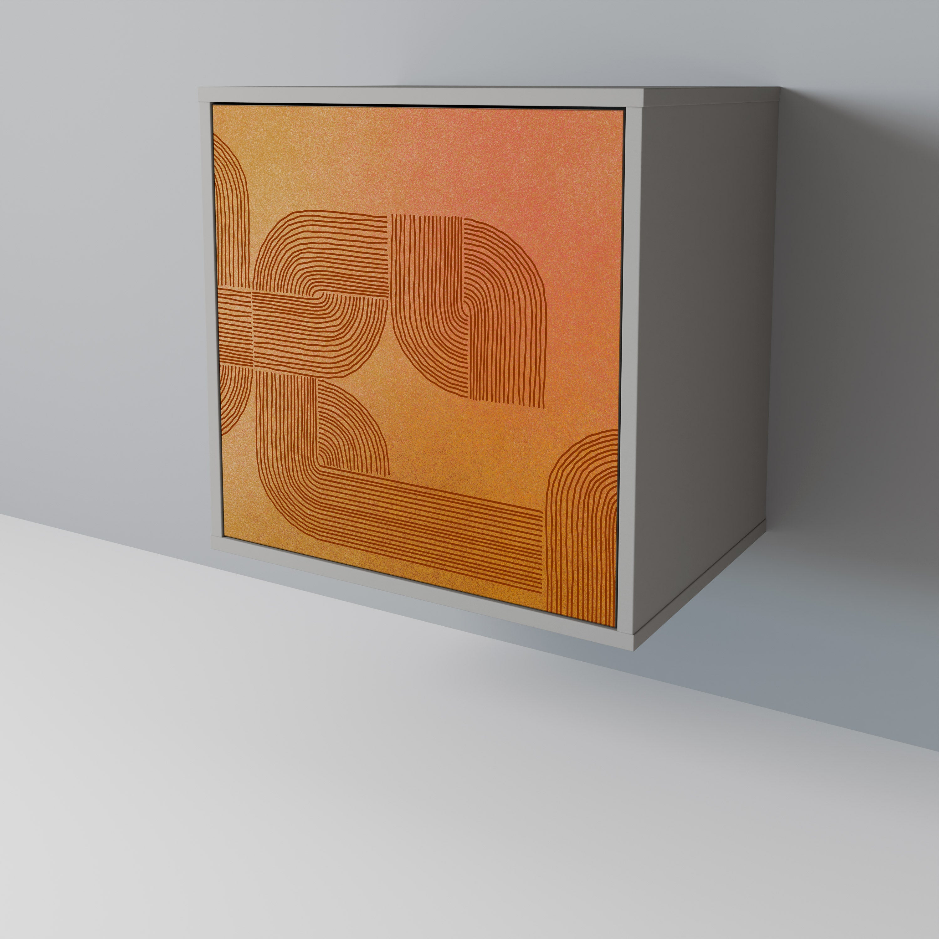 STRENGTHENING RELATION Komoda 1-drzwiowa korpus Szary