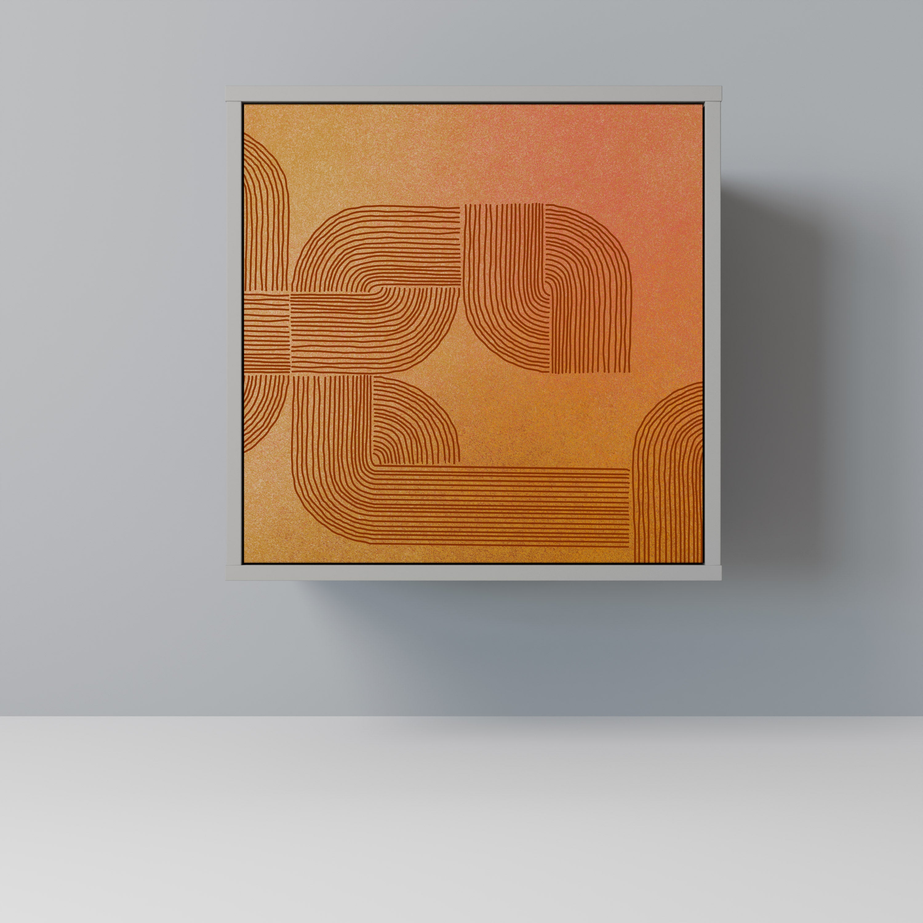 STRENGTHENING RELATION Komoda 1-drzwiowa korpus Szary