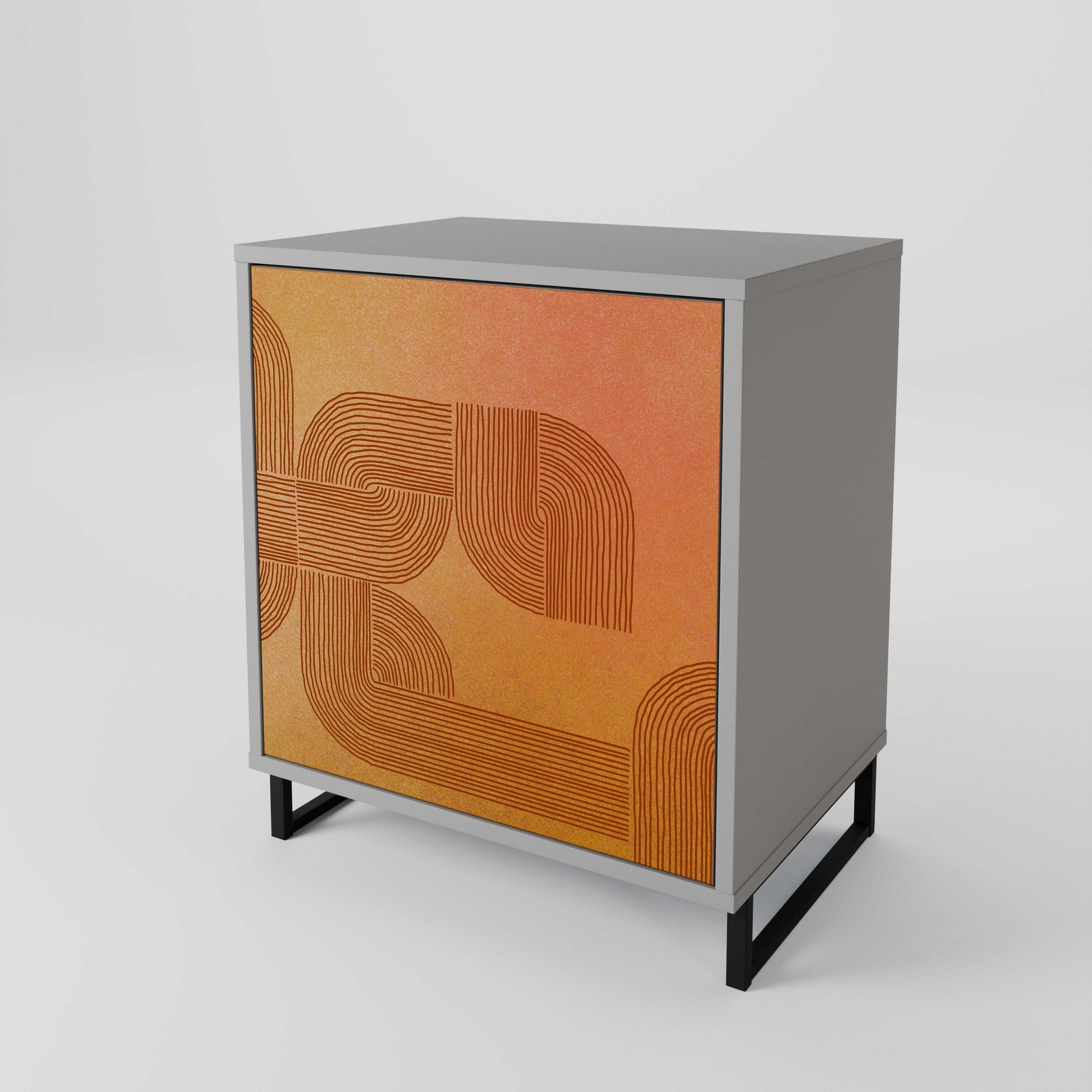 STRENGTHENING RELATION Komoda 1-drzwiowa korpus Szary