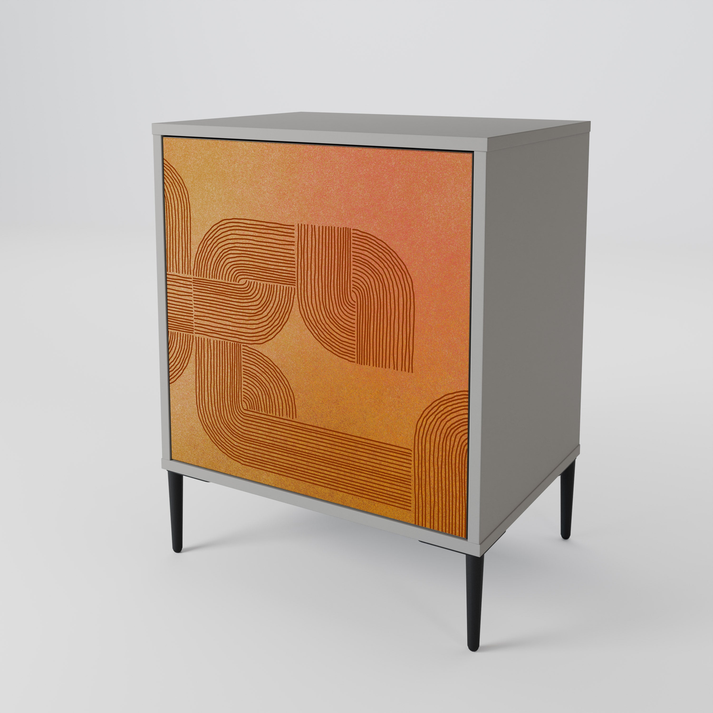 STRENGTHENING RELATION Komoda 1-drzwiowa korpus Szary