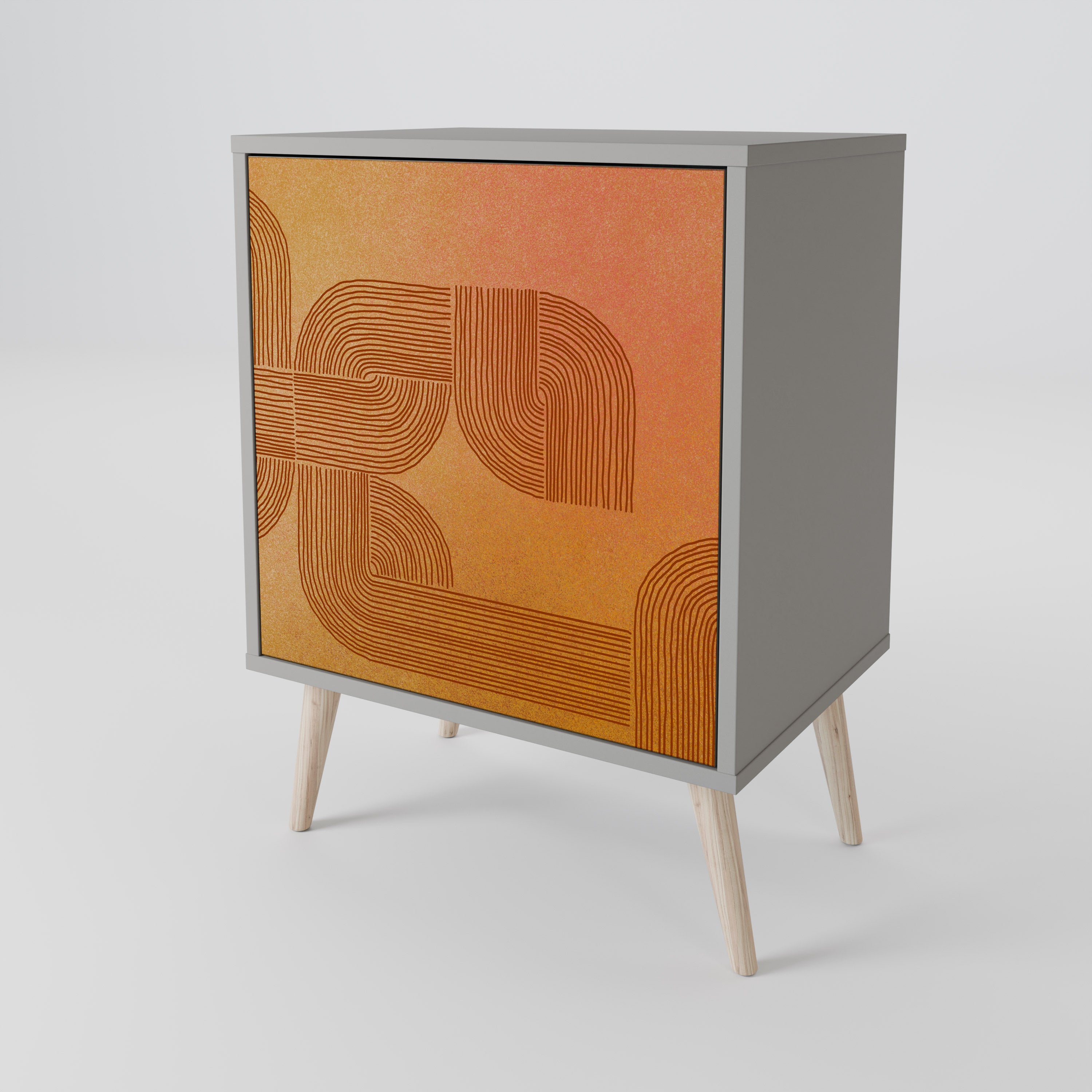 STRENGTHENING RELATION Komoda 1-drzwiowa korpus Szary